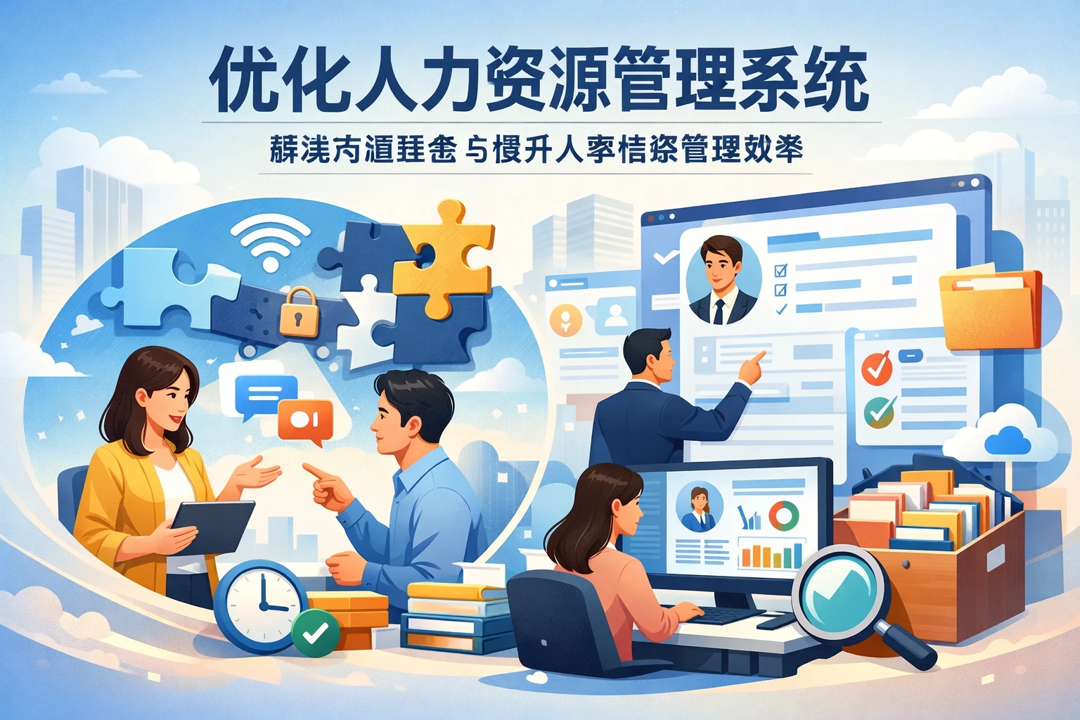 优化人力资源管理系统：解决沟通壁垒与提升人事档案管理效率