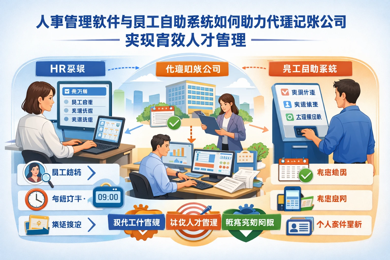 人事管理软件与员工自助系统如何助力代理记账公司实现高效人才管理