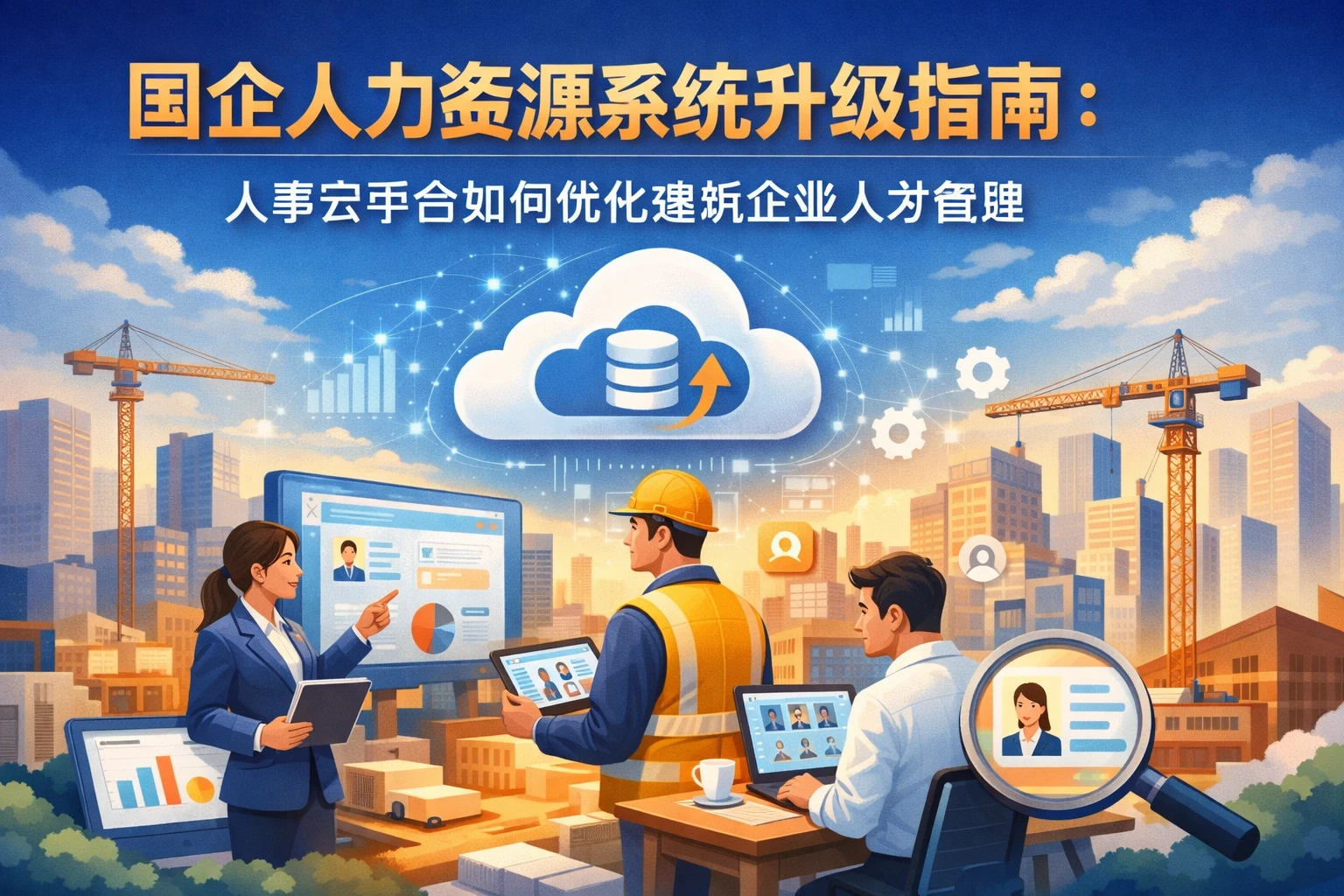 国企人力资源系统升级指南:人事云平台如何优化建筑企业人才管理