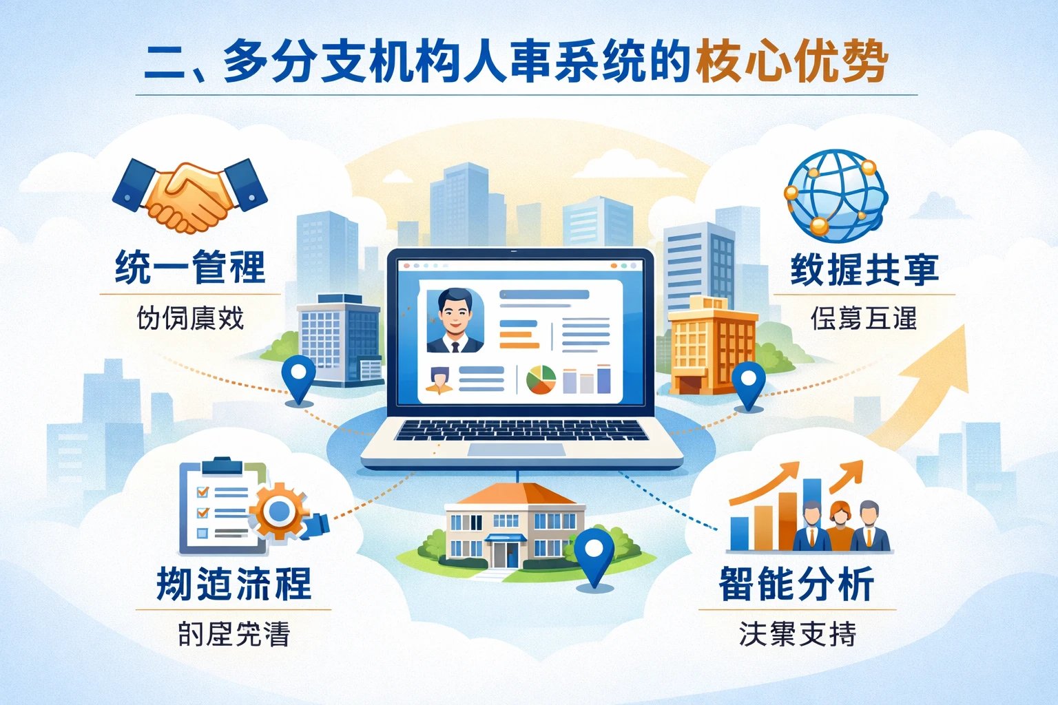 二、多分支机构人事系统的核心优势