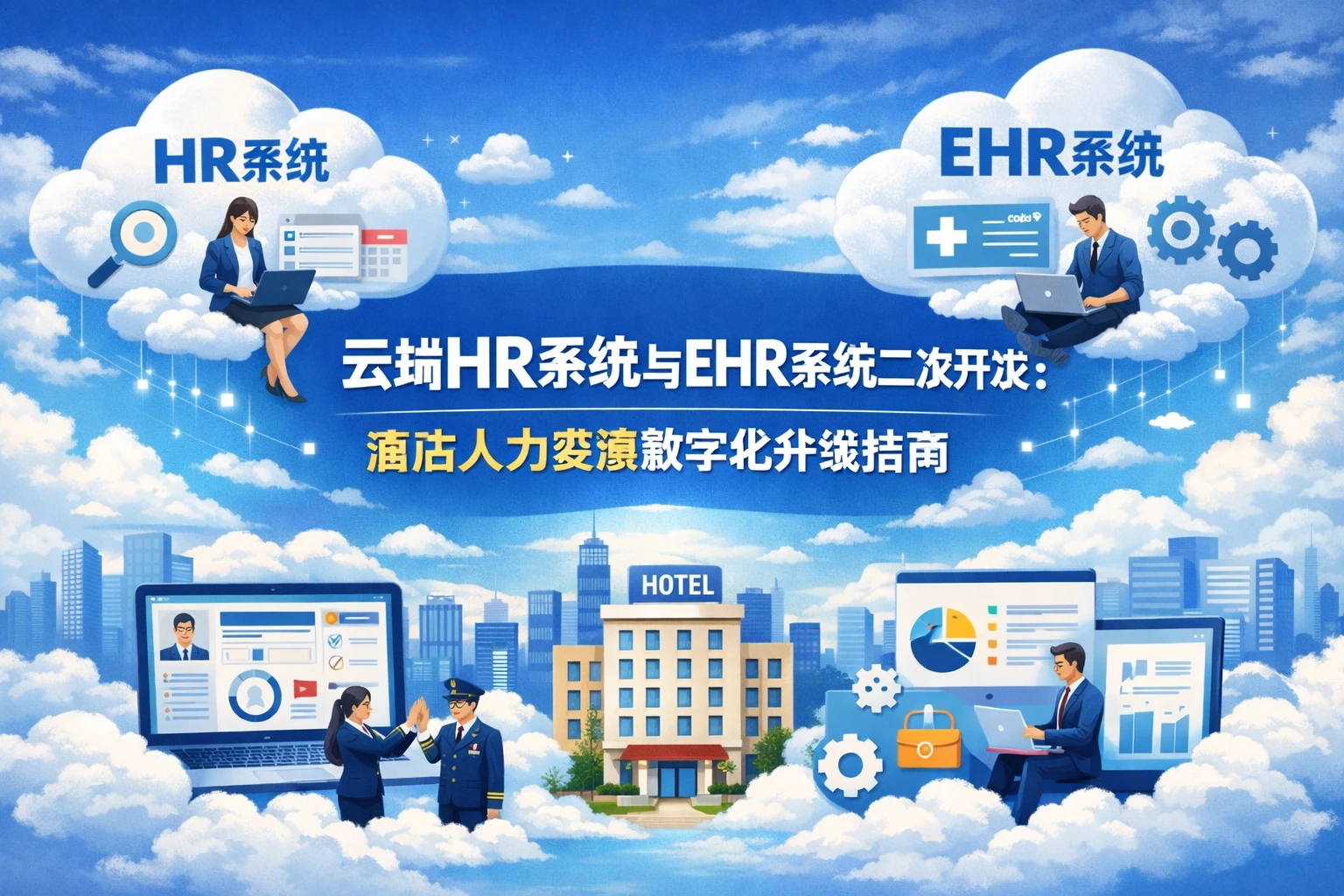 云端HR系统与EHR系统二次开发：酒店人力资源数字化升级指南