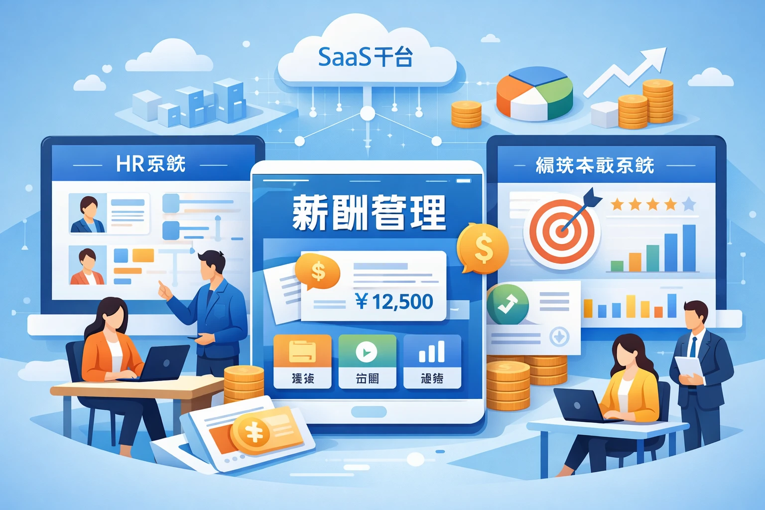 HR系统与绩效考核系统在现代人力资源SaaS平台中的薪酬管理应用