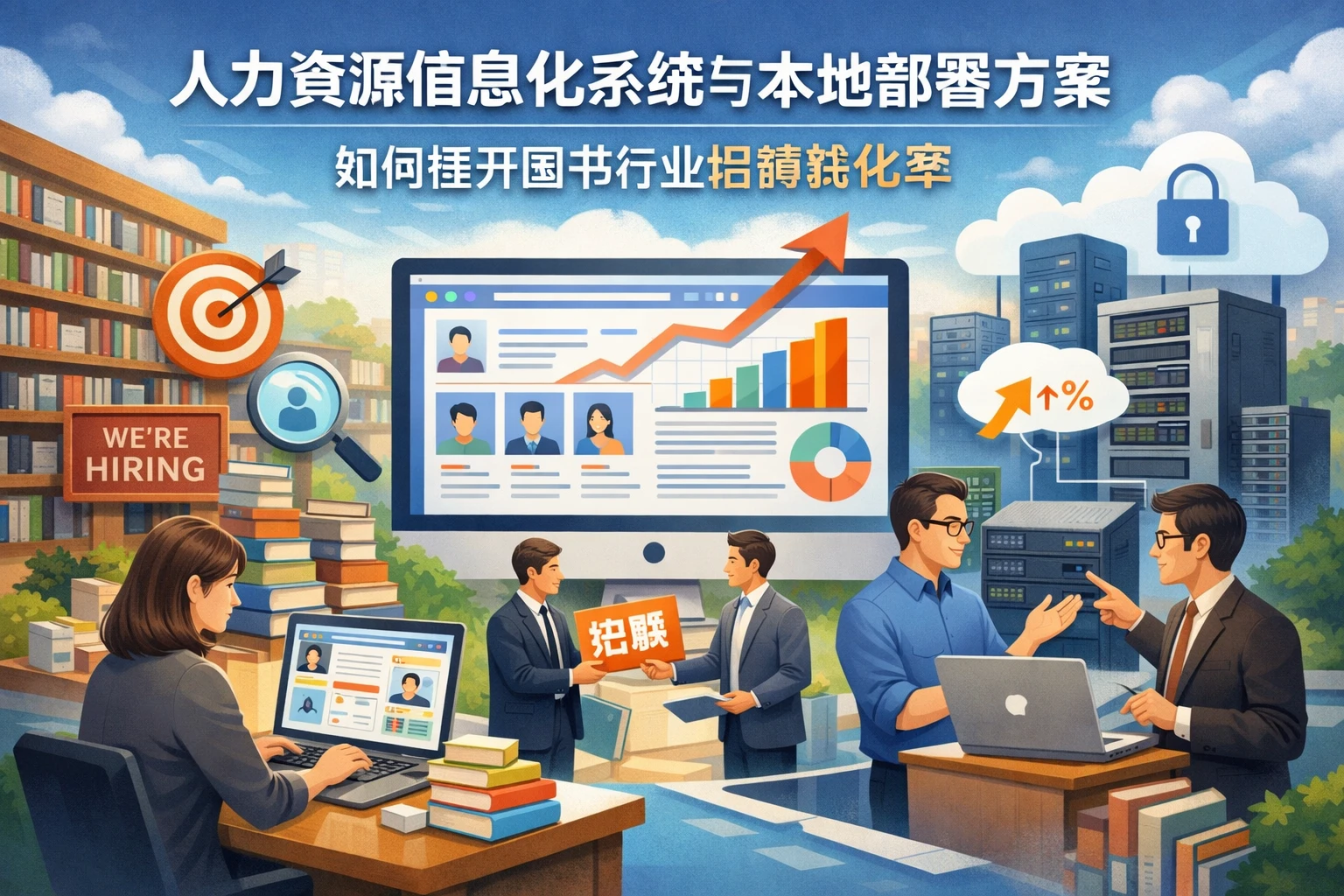 人力资源信息化系统与本地部署方案如何提升图书行业招聘转化率