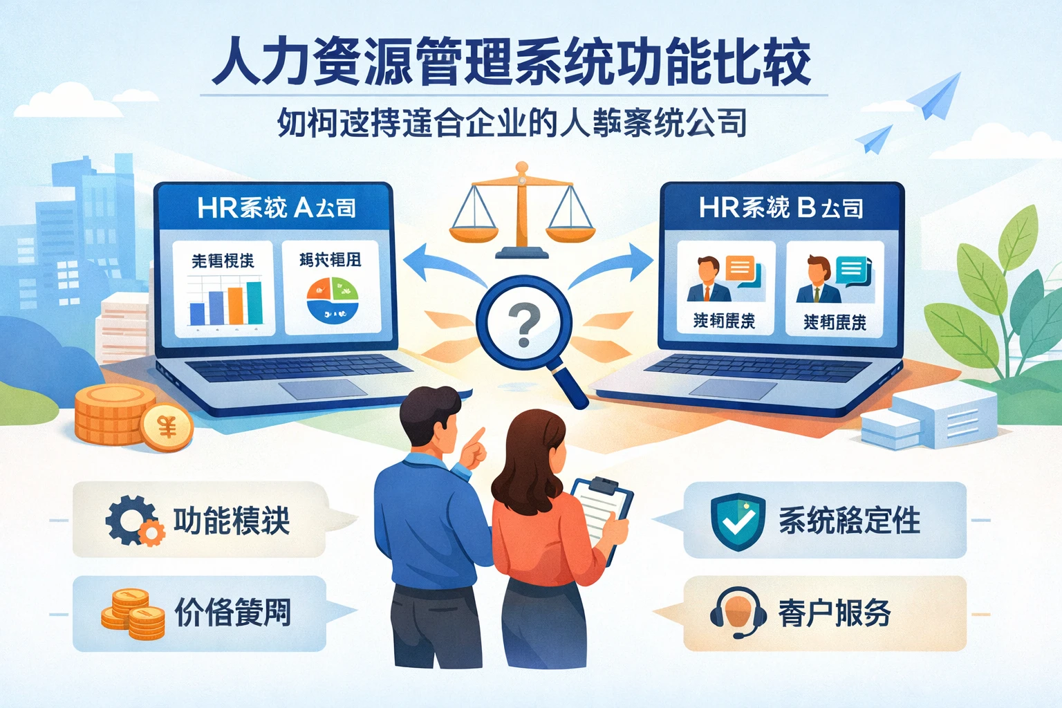 人力资源管理系统功能比较：如何选择适合企业的人事系统公司