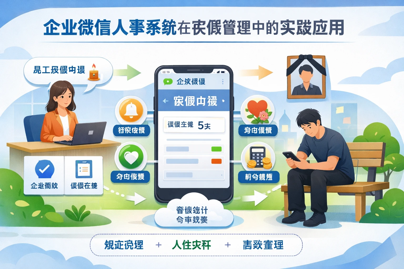 企业微信人事系统在丧假管理中的实践应用