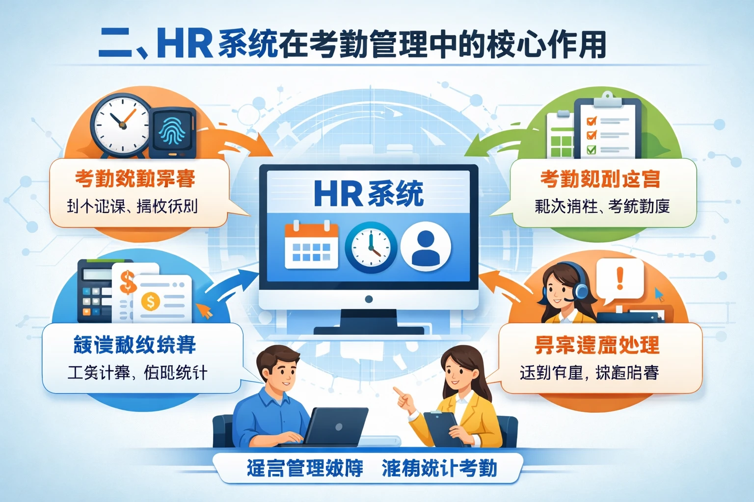 二、HR系统在考勤管理中的核心作用