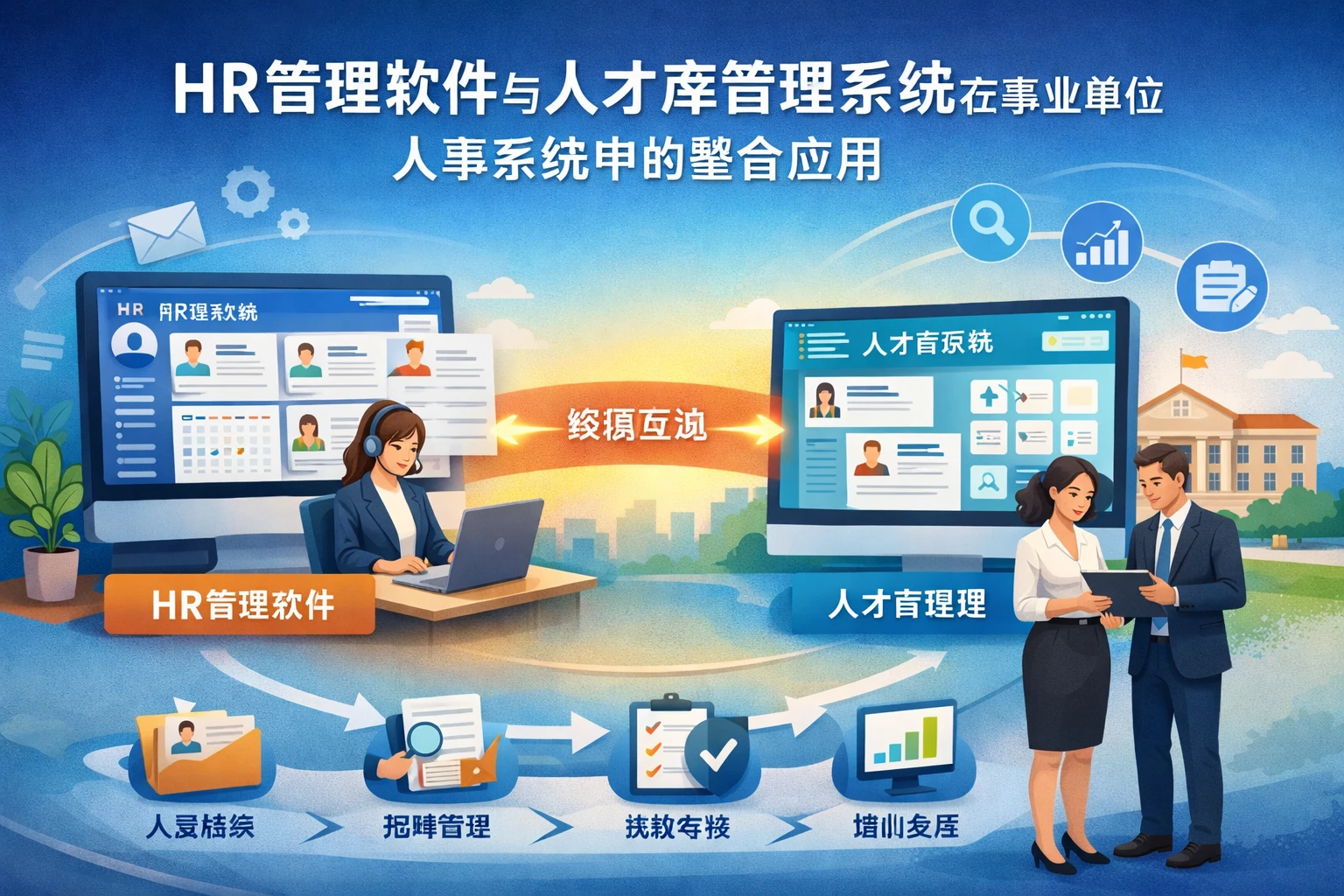 HR管理软件与人才库管理系统在事业单位人事系统中的整合应用