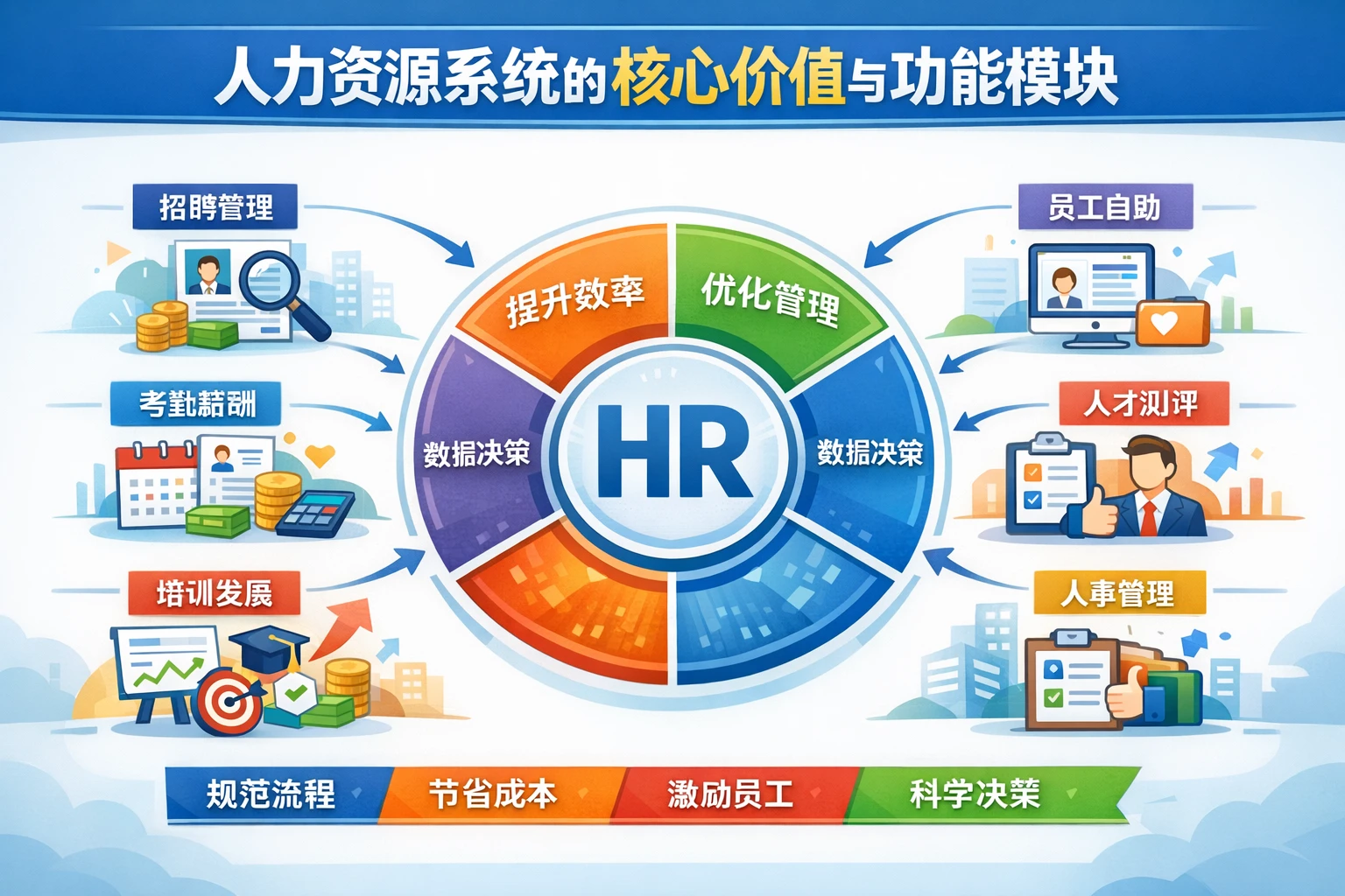 人力资源系统的核心价值与功能模块