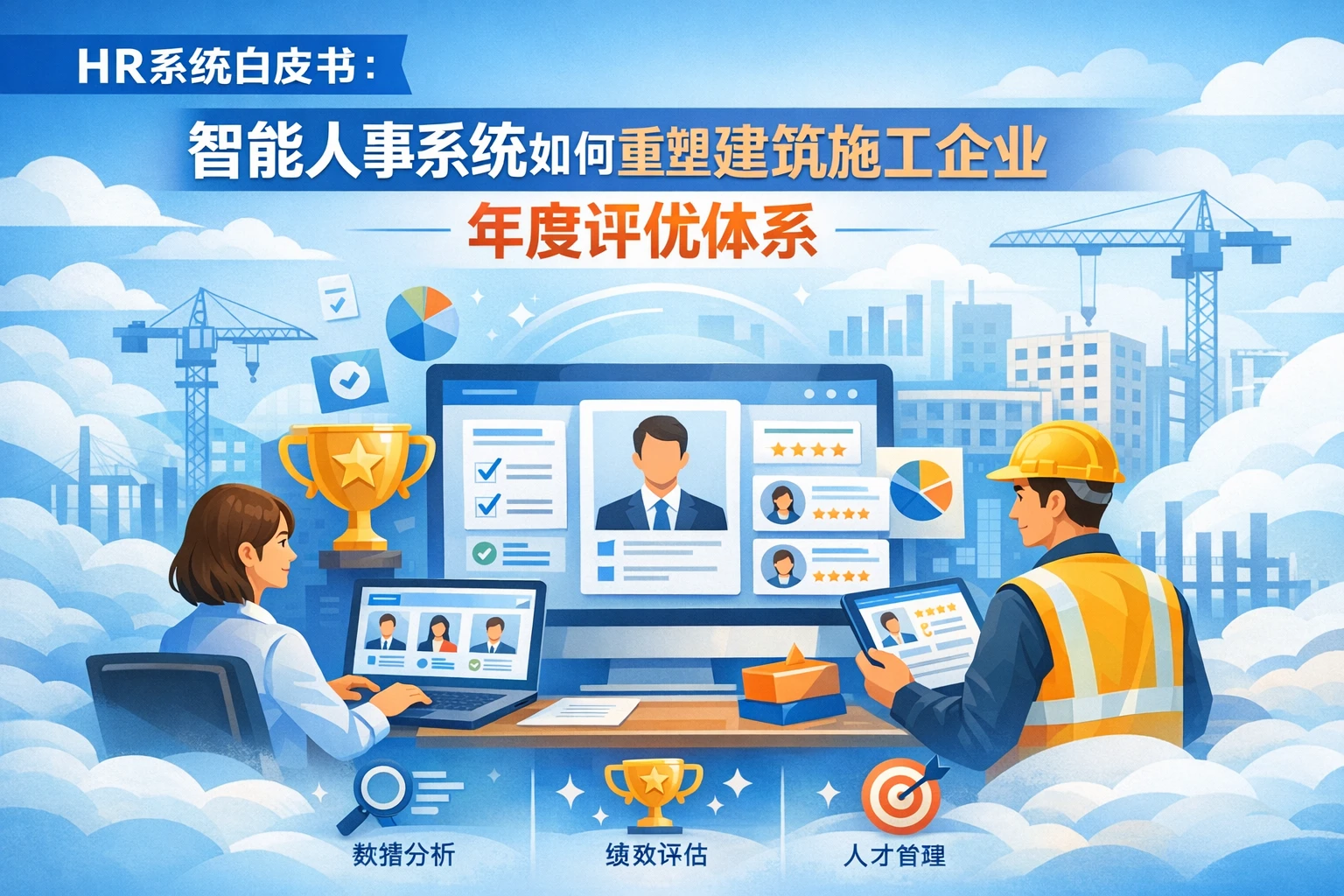 HR系统白皮书：智能人事系统如何重塑建筑施工企业年度评优体系