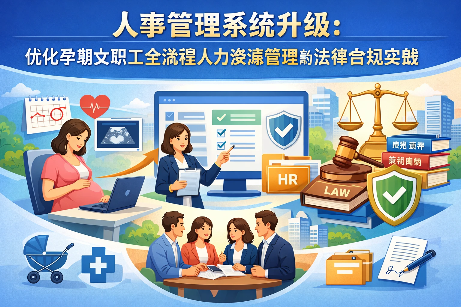 人事管理系统升级:优化孕期女职工全流程人力资源管理的法律合规实践