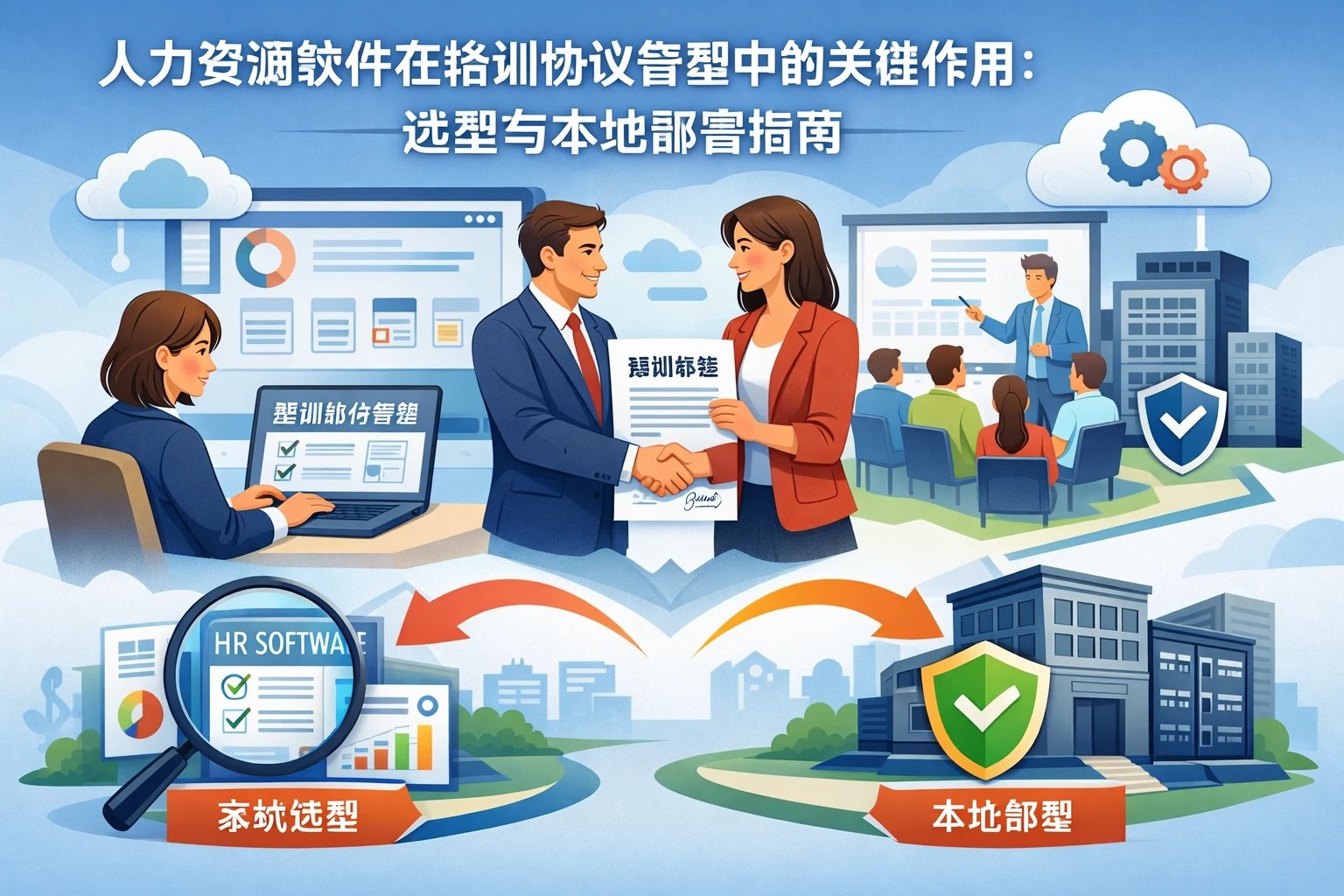 人力资源软件在培训协议管理中的关键作用：选型与本地部署指南