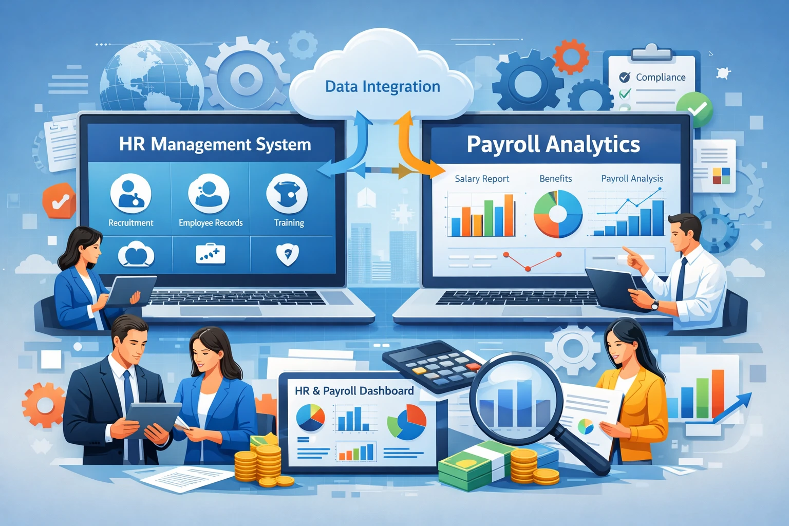 现代企业人力资源管理系统与薪资数据分析系统的整合应用