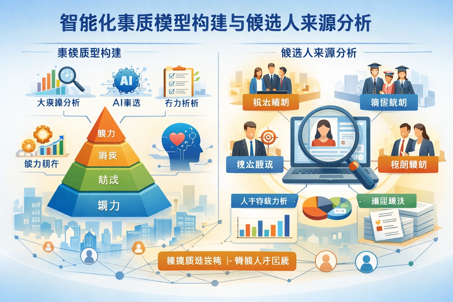 智能化素质模型构建与候选人来源分析