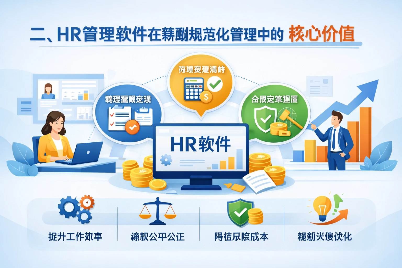 二、HR管理软件在薪酬规范化管理中的核心价值