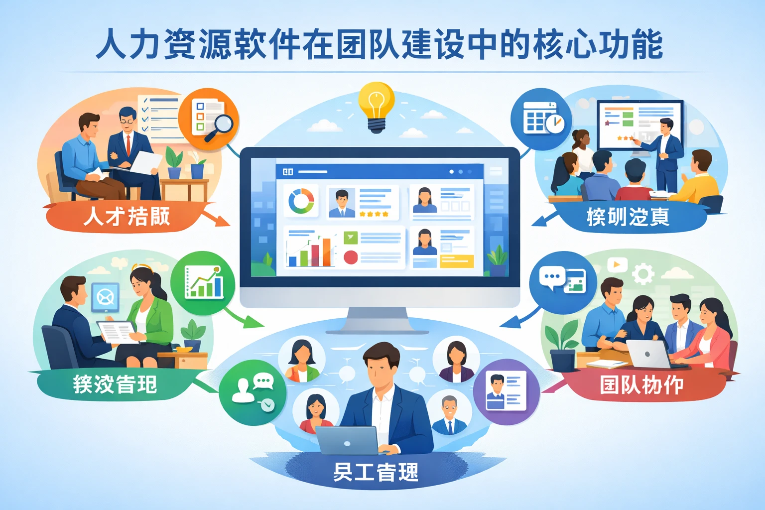 人力资源软件在团队建设中的核心功能