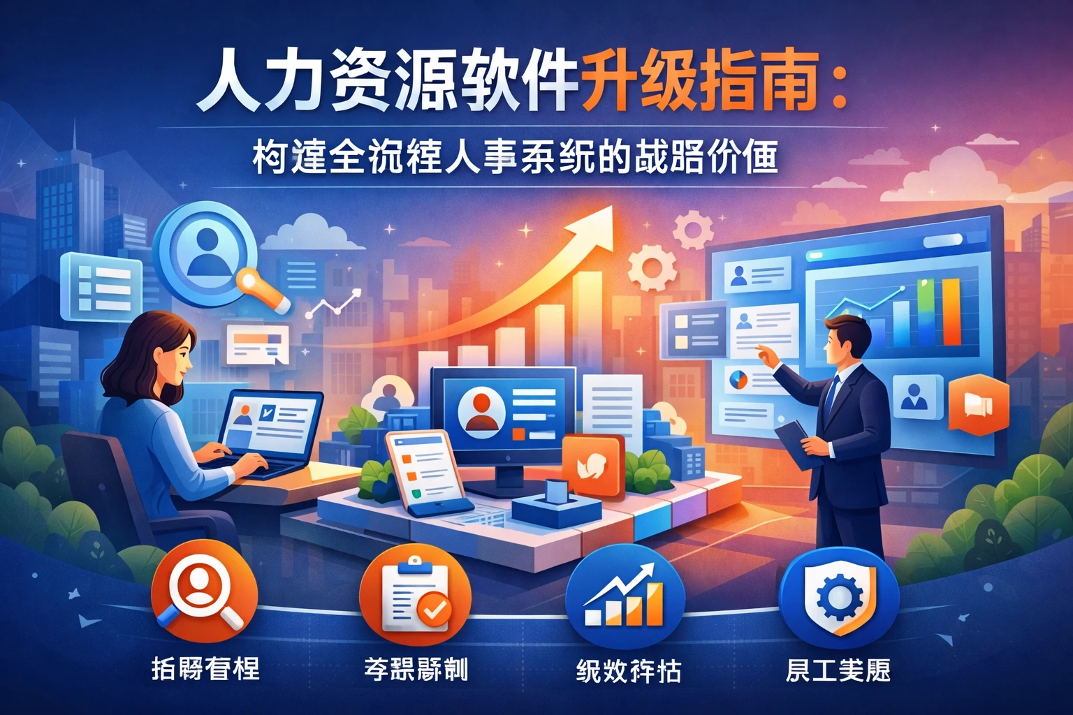 人力资源软件升级指南:构建全流程人事系统的战略价值