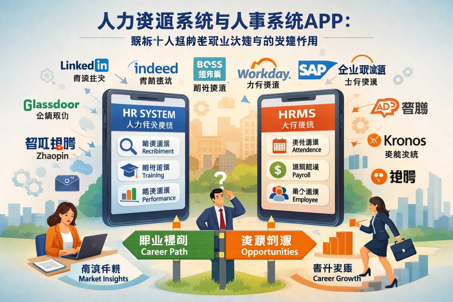 人力资源系统与人事系统APP：解析十大品牌在职业决策中的关键作用