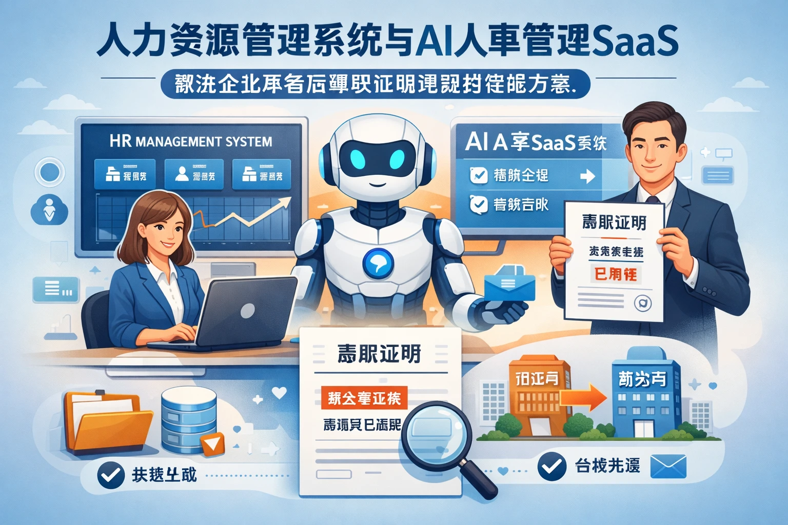 人力资源管理系统与AI人事管理SaaS：解决企业更名后离职证明难题的智能方案