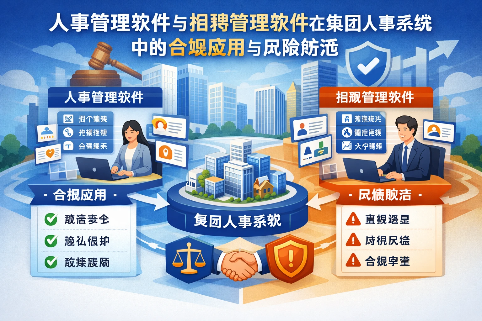 人事管理软件与招聘管理软件在集团人事系统中的合规应用与风险防范
