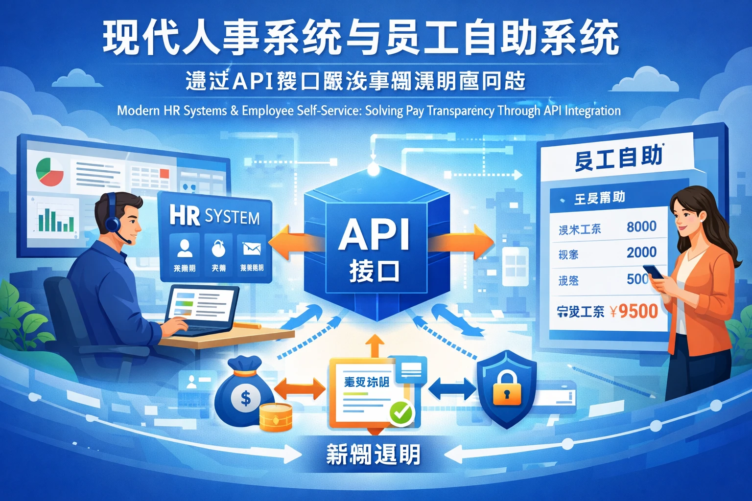 现代人事系统与员工自助系统如何通过API接口解决薪酬透明度问题