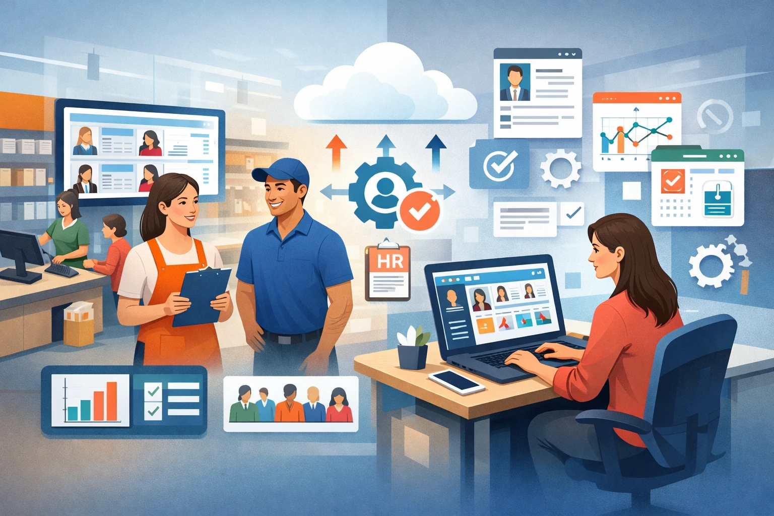 现代企业如何通过零售业人事系统与在线人事管理软件优化人力资源管理