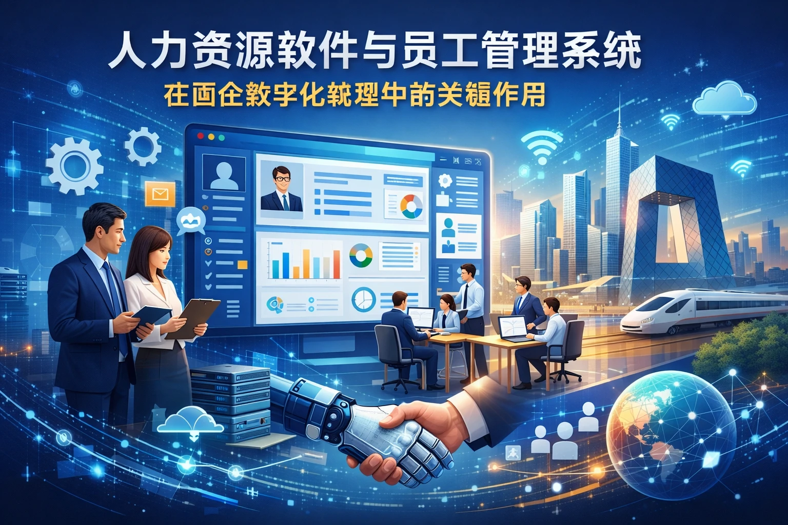 人力资源软件与员工管理系统在国企数字化转型中的关键作用