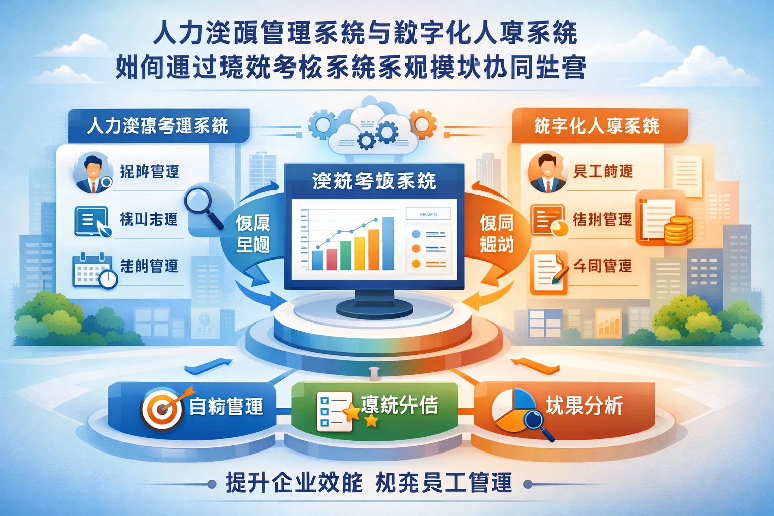 人力资源管理系统与数字化人事系统如何通过绩效考核系统实现模块协同监管