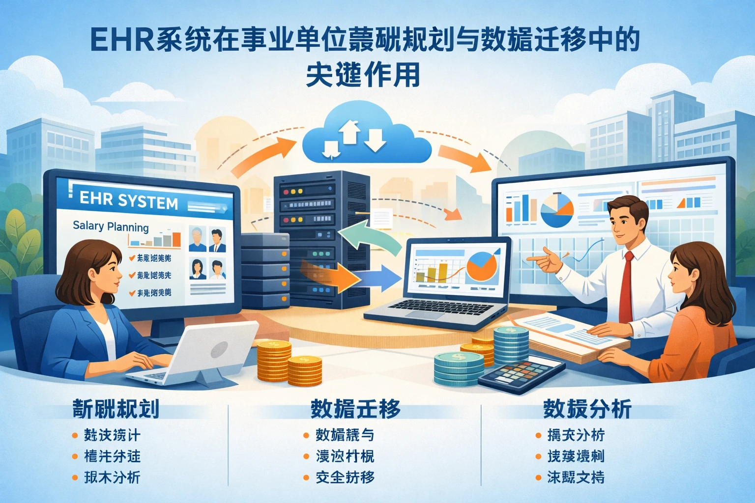 EHR系统在事业单位薪酬规划与数据迁移中的关键作用