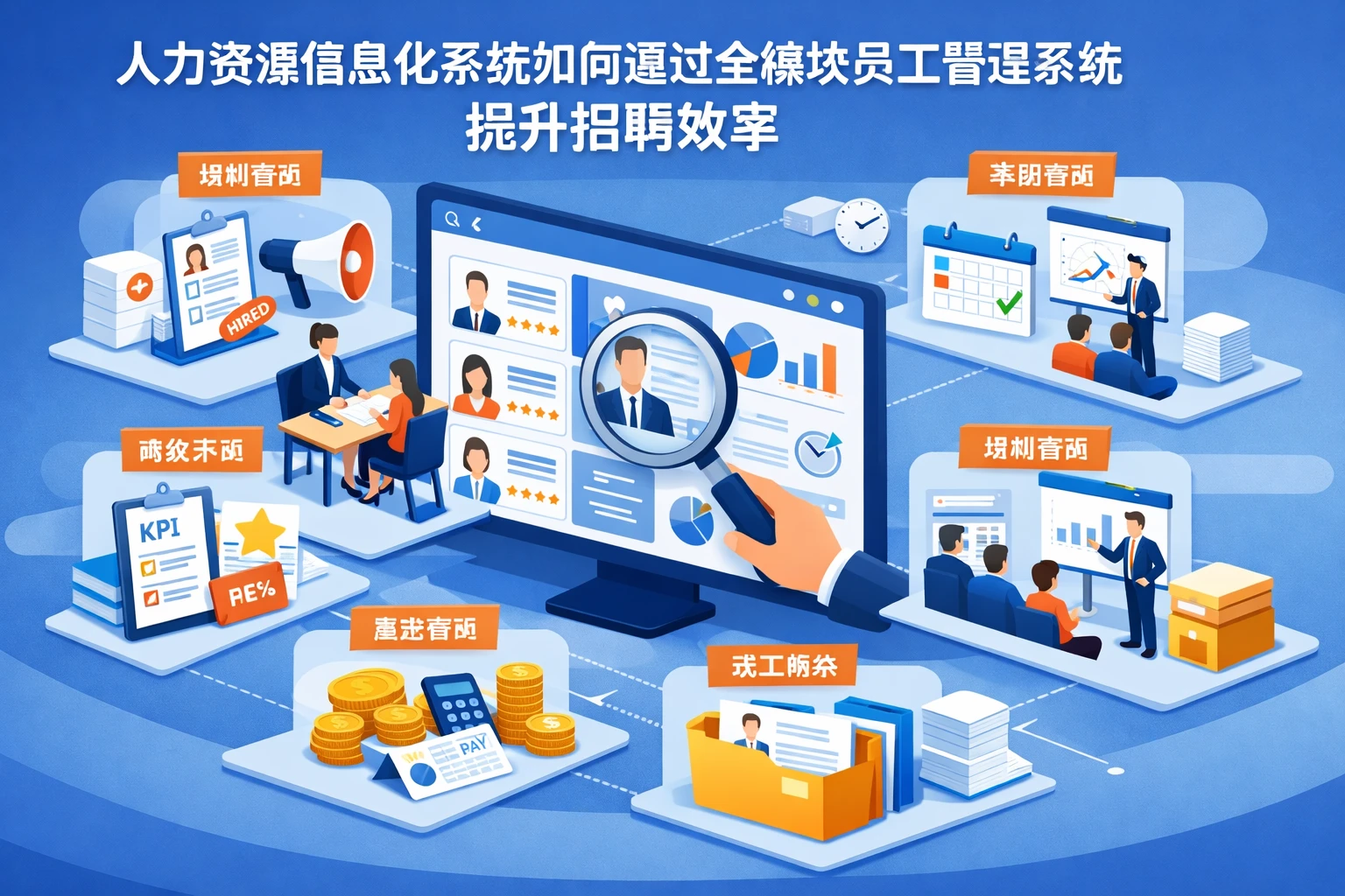 人力资源信息化系统如何通过全模块员工管理系统提升招聘效率