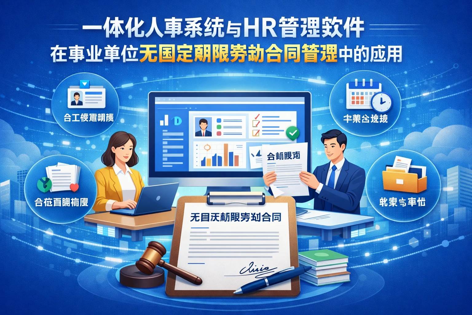 一体化人事系统与HR管理软件在事业单位无固定期限劳动合同管理中的应用