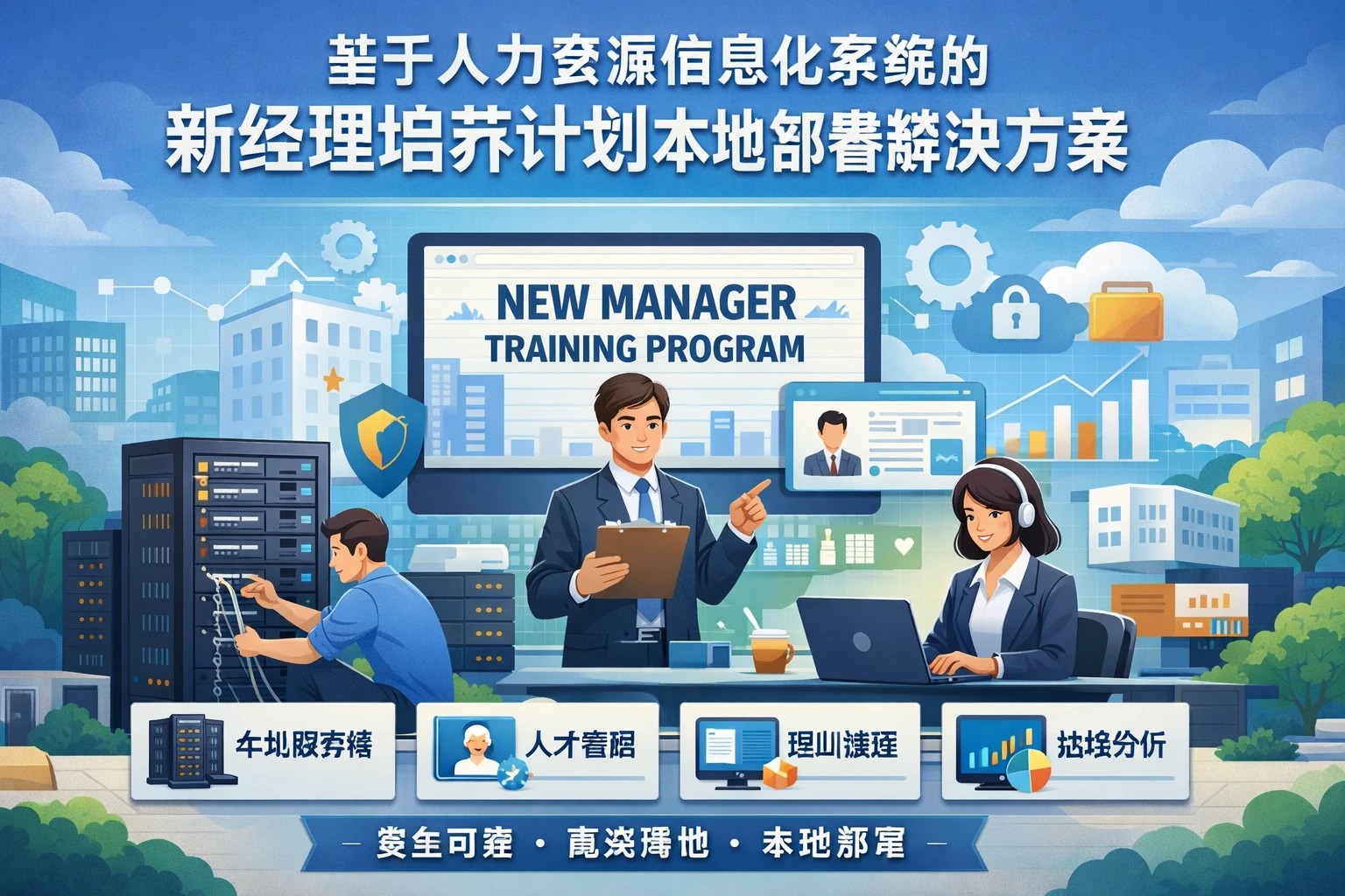 基于人力资源信息化系统的新经理培养计划本地部署解决方案