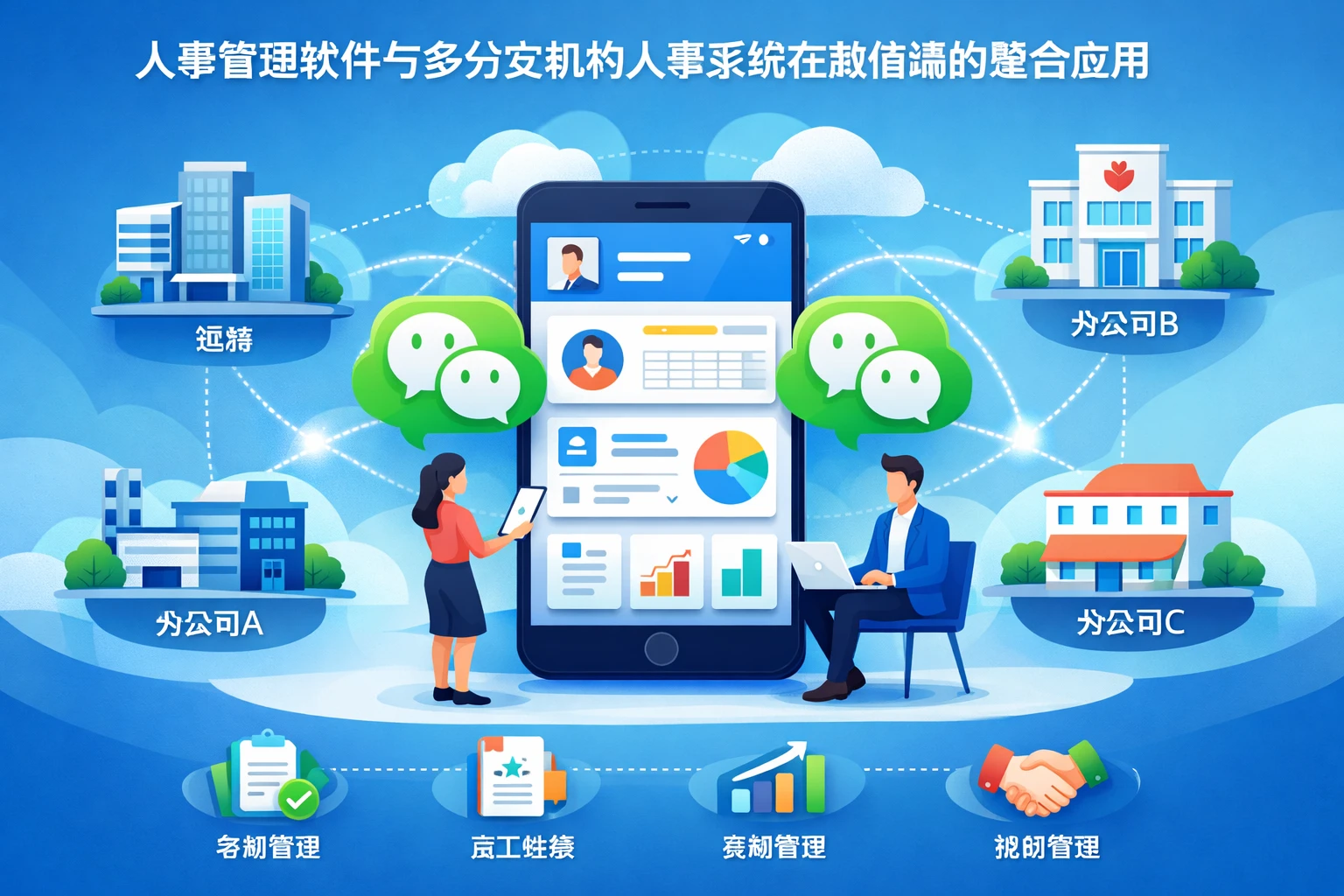 人事管理软件与多分支机构人事系统在微信端的整合应用