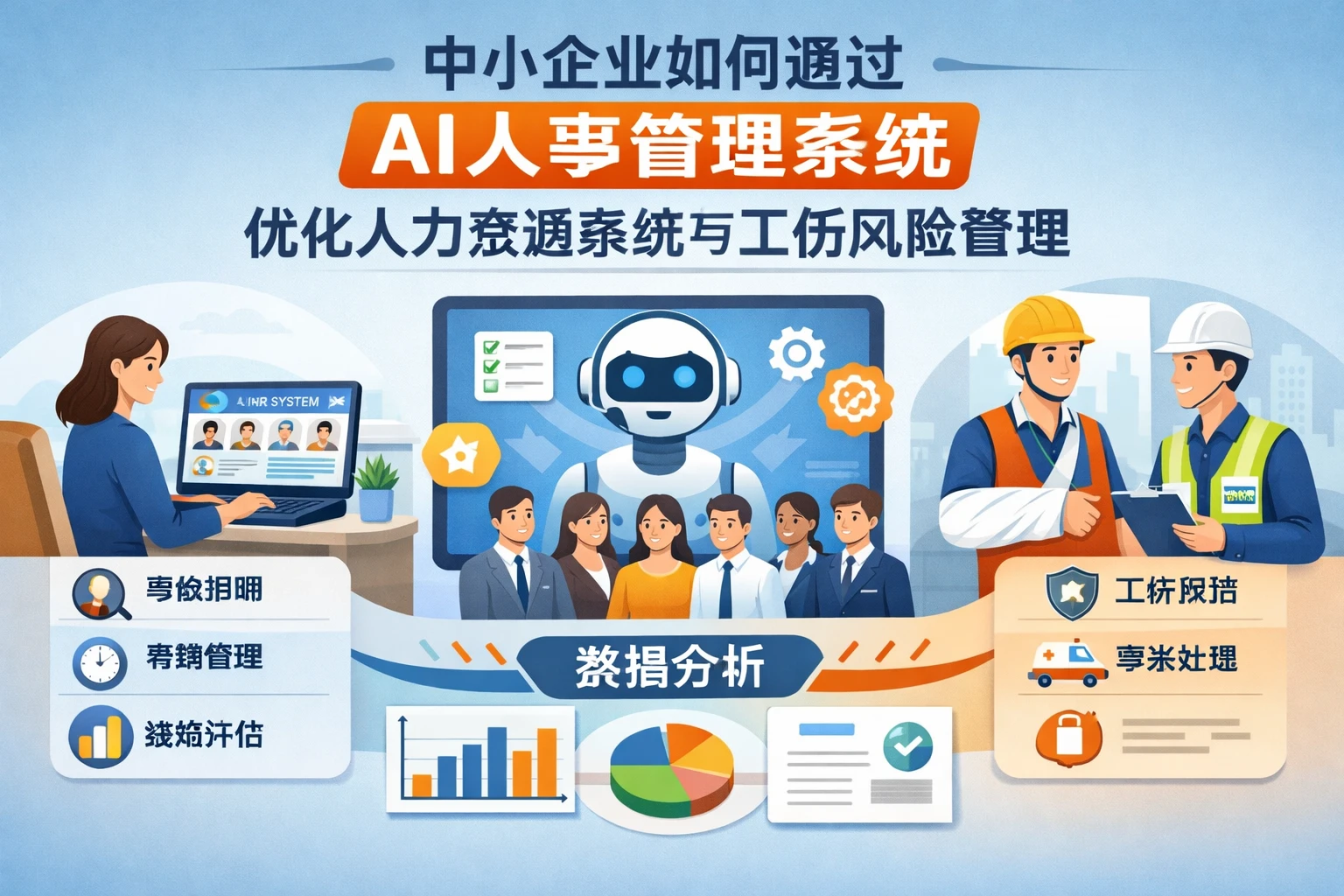 中小企业如何通过AI人事管理系统优化人力资源系统与工伤风险管理