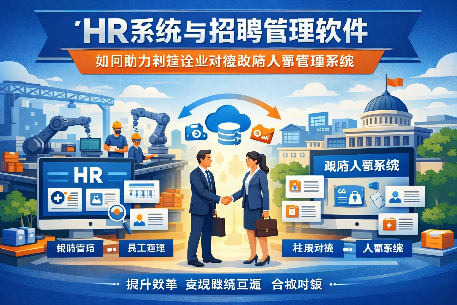 HR系统与招聘管理软件如何助力制造企业对接政府人事管理系统