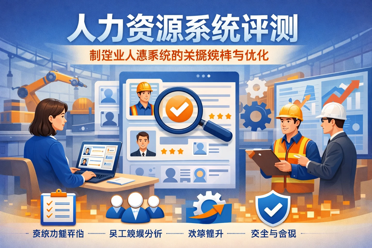 人力资源系统评测：制造业人事系统的关键选择与优化