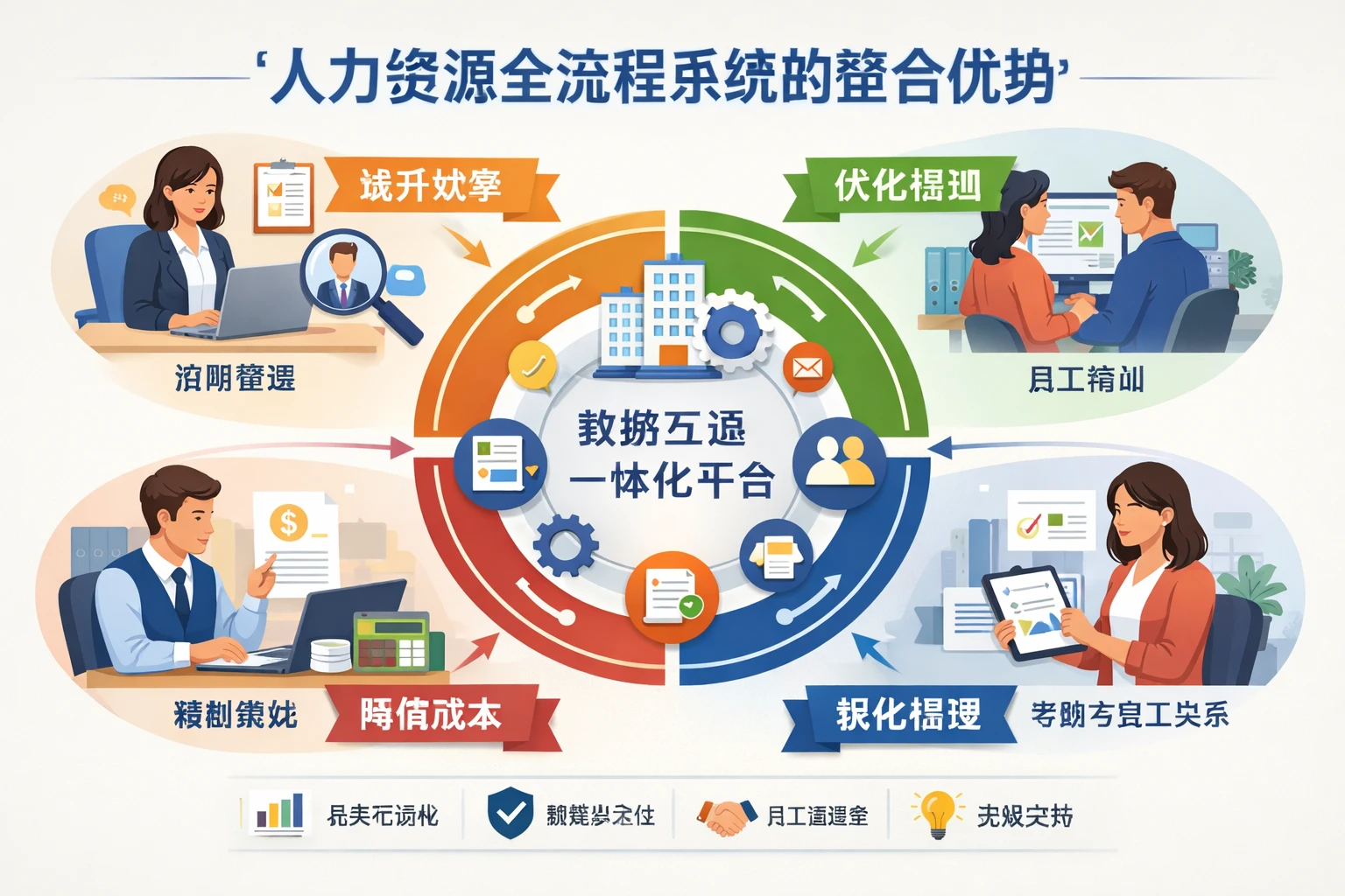 人力资源全流程系统的整合优势