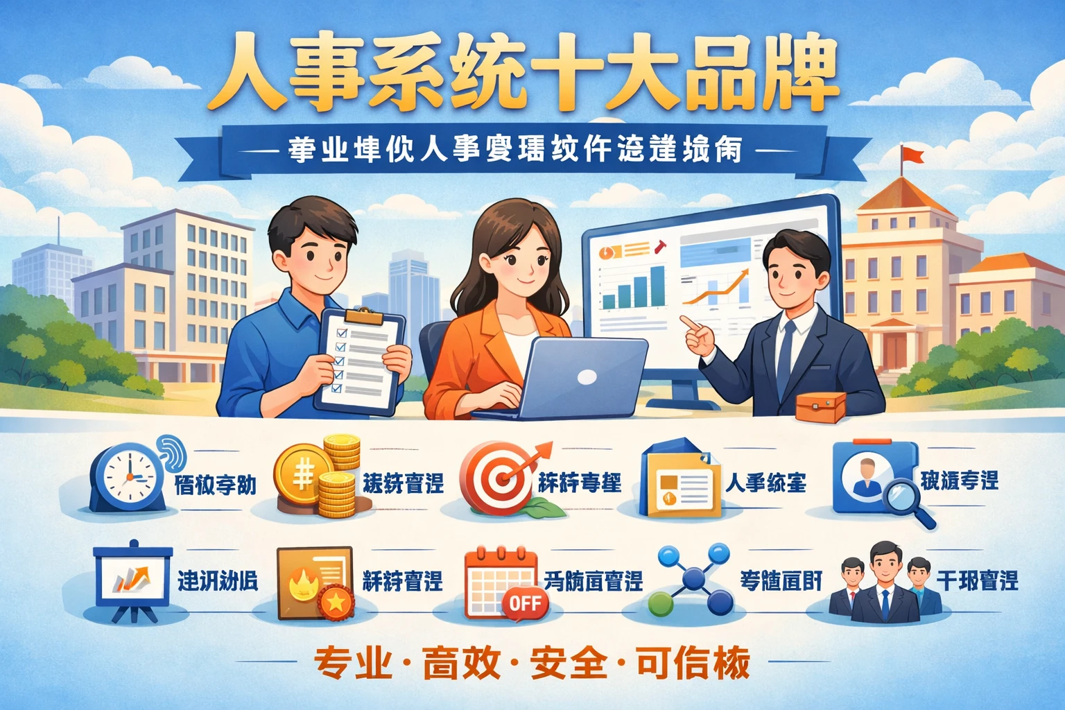 人事系统十大品牌：事业单位人事管理软件选型指南