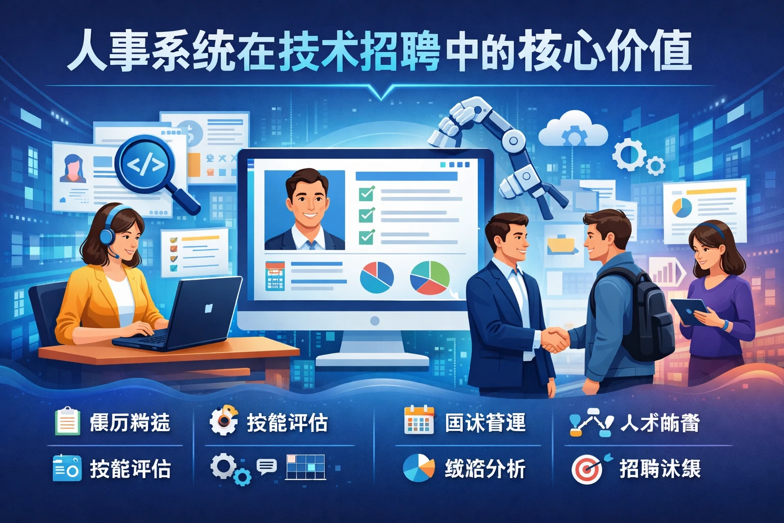 人事系统在技术招聘中的核心价值