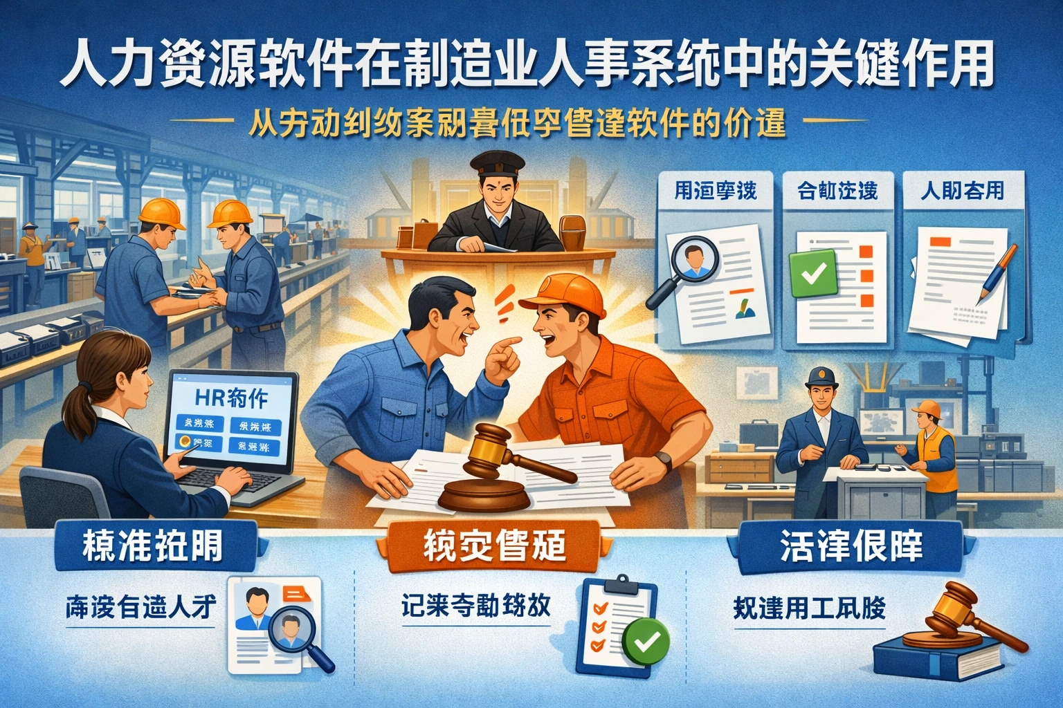 人力资源软件在制造业人事系统中的关键作用：从劳动纠纷案例看招聘管理软件的价值
