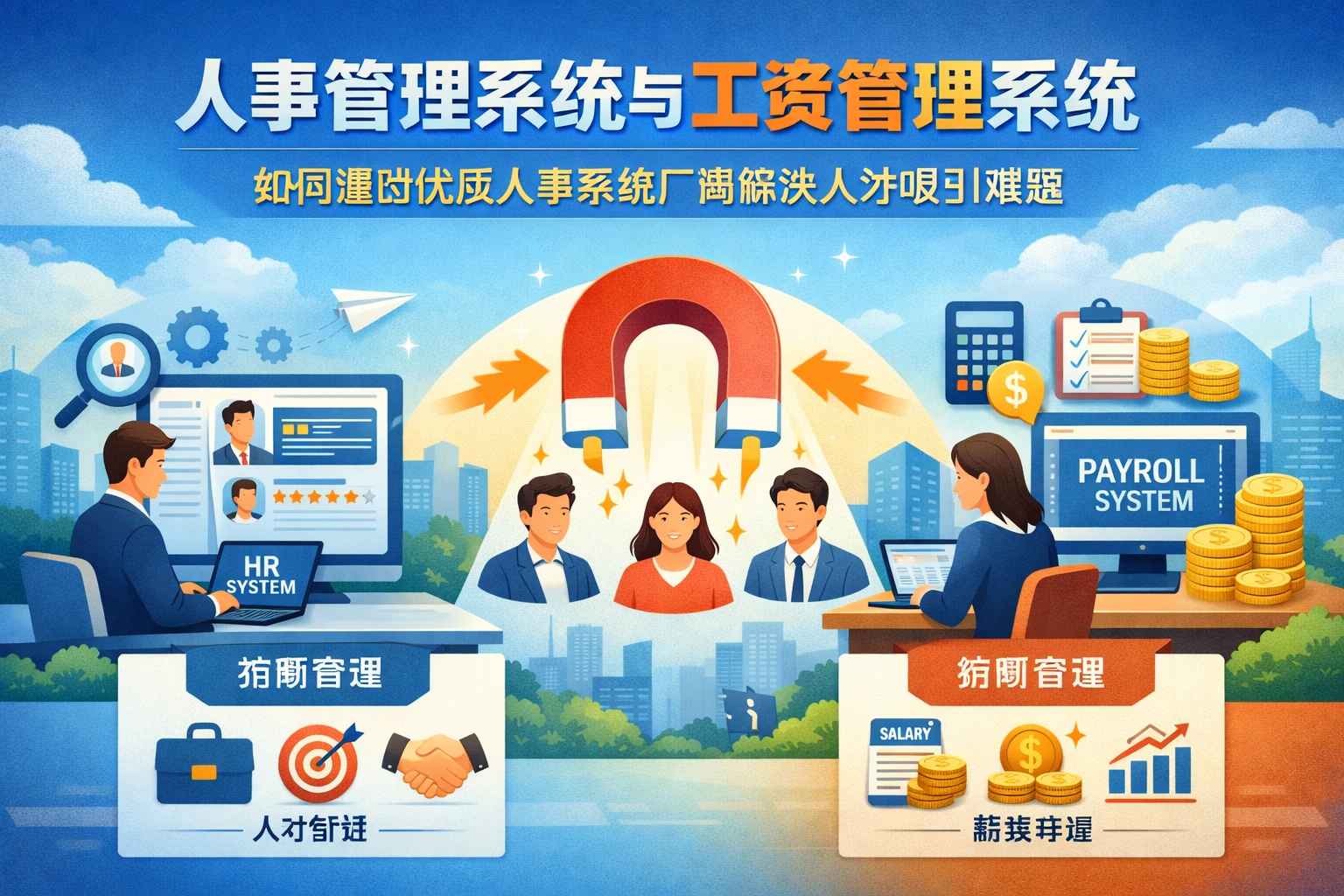 人事管理系统与工资管理系统：如何通过优质人事系统厂商解决人才吸引难题