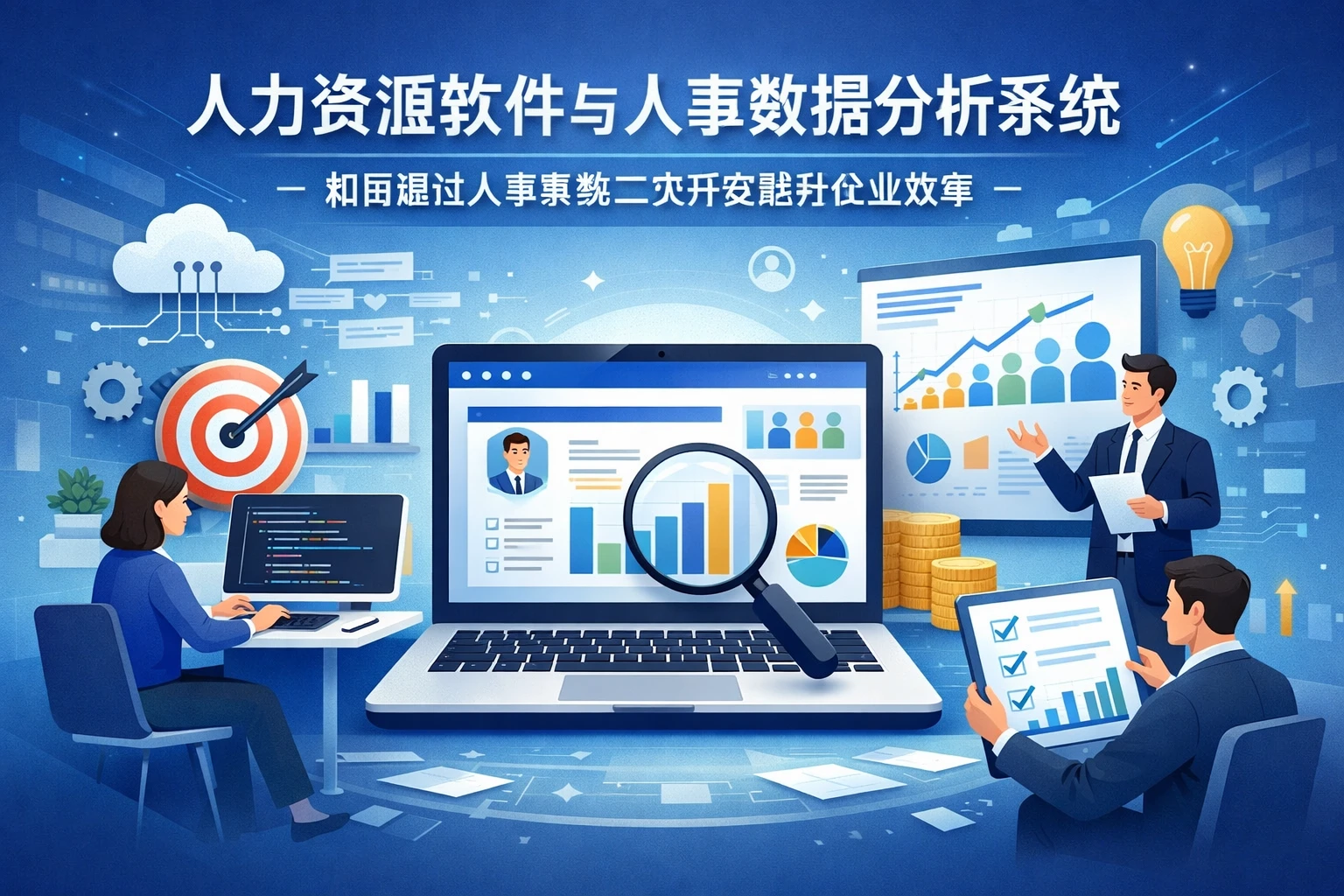 人力资源软件与人事数据分析系统：如何通过人事系统二次开发提升企业效率