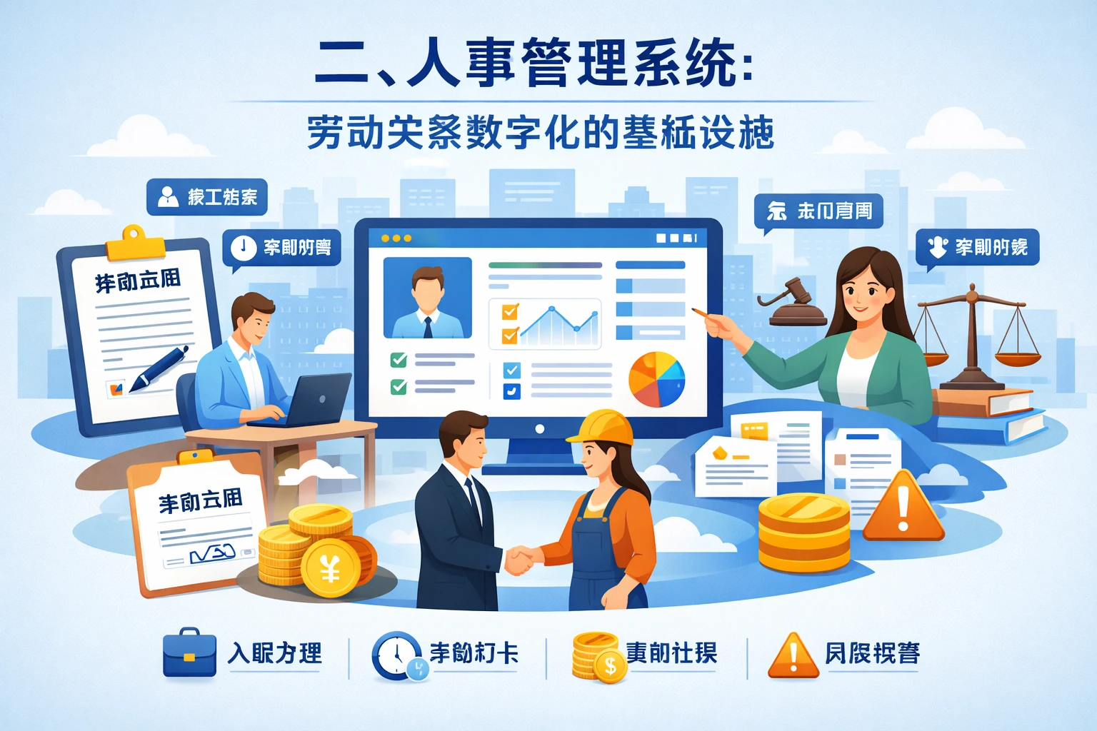 二、人事管理系统:劳动关系数字化的基础设施