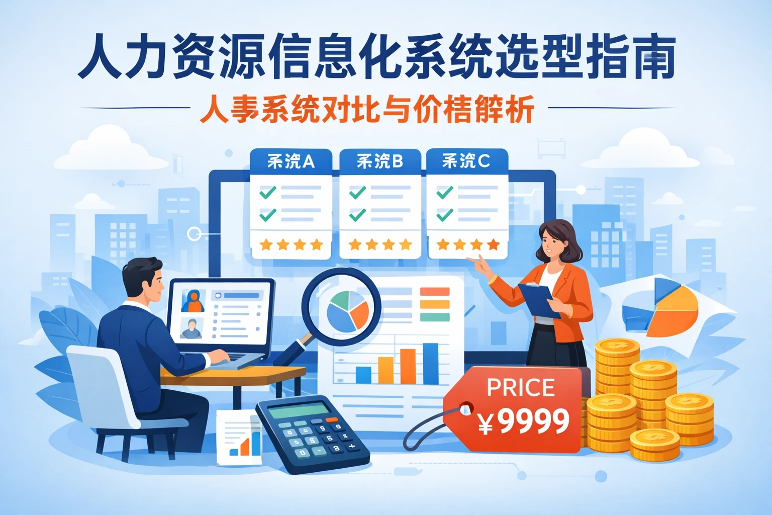 人力资源信息化系统选型指南：人事系统对比与价格解析