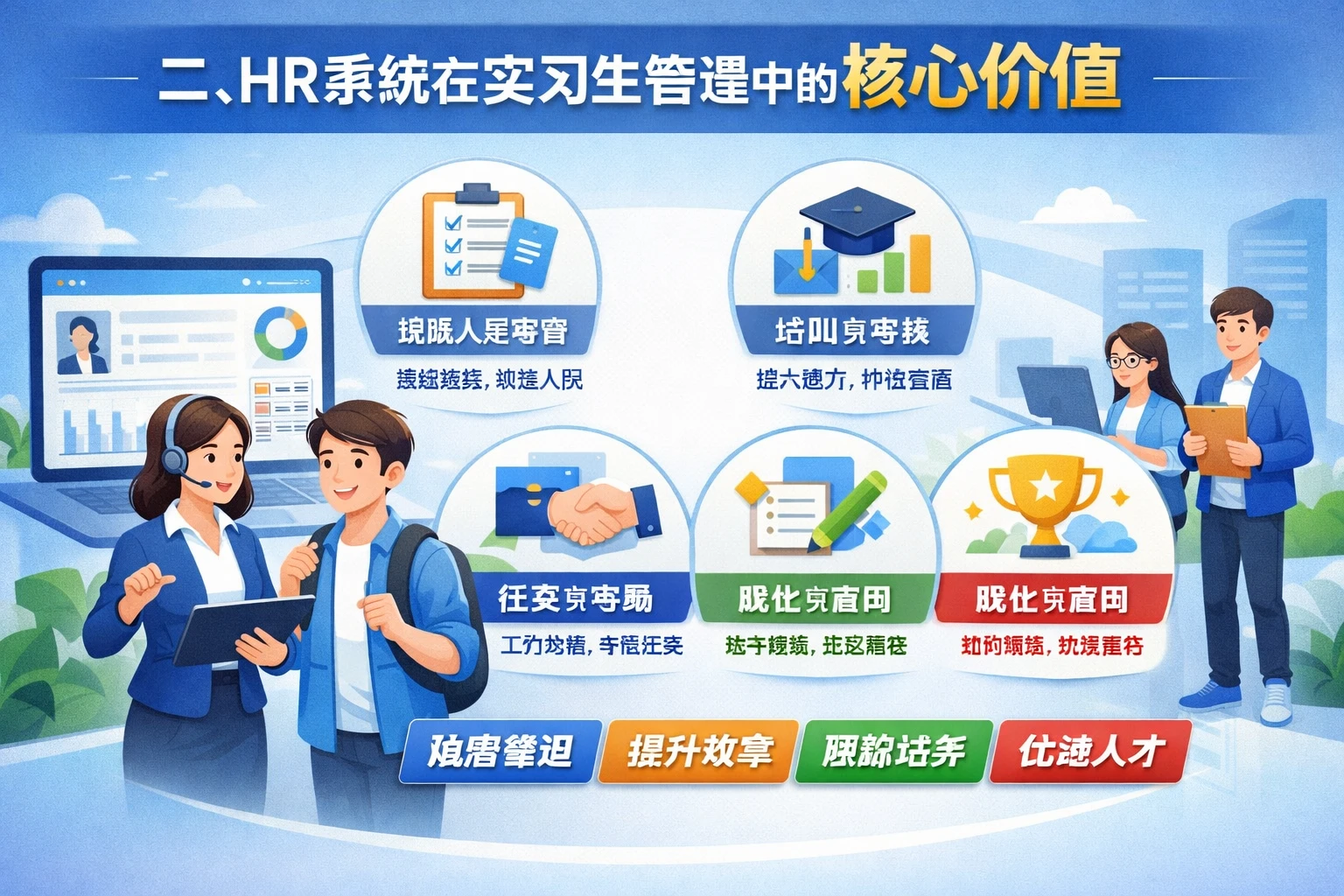 二、HR系统在实习生管理中的核心价值