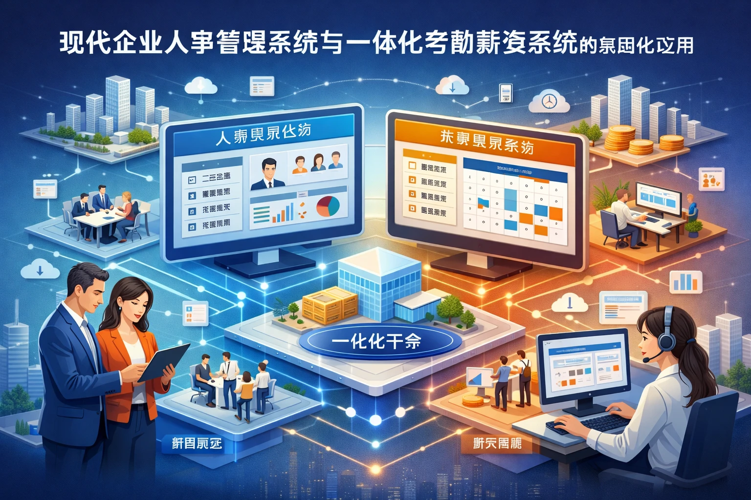 现代企业人事管理系统与一体化考勤薪资系统的集团化应用