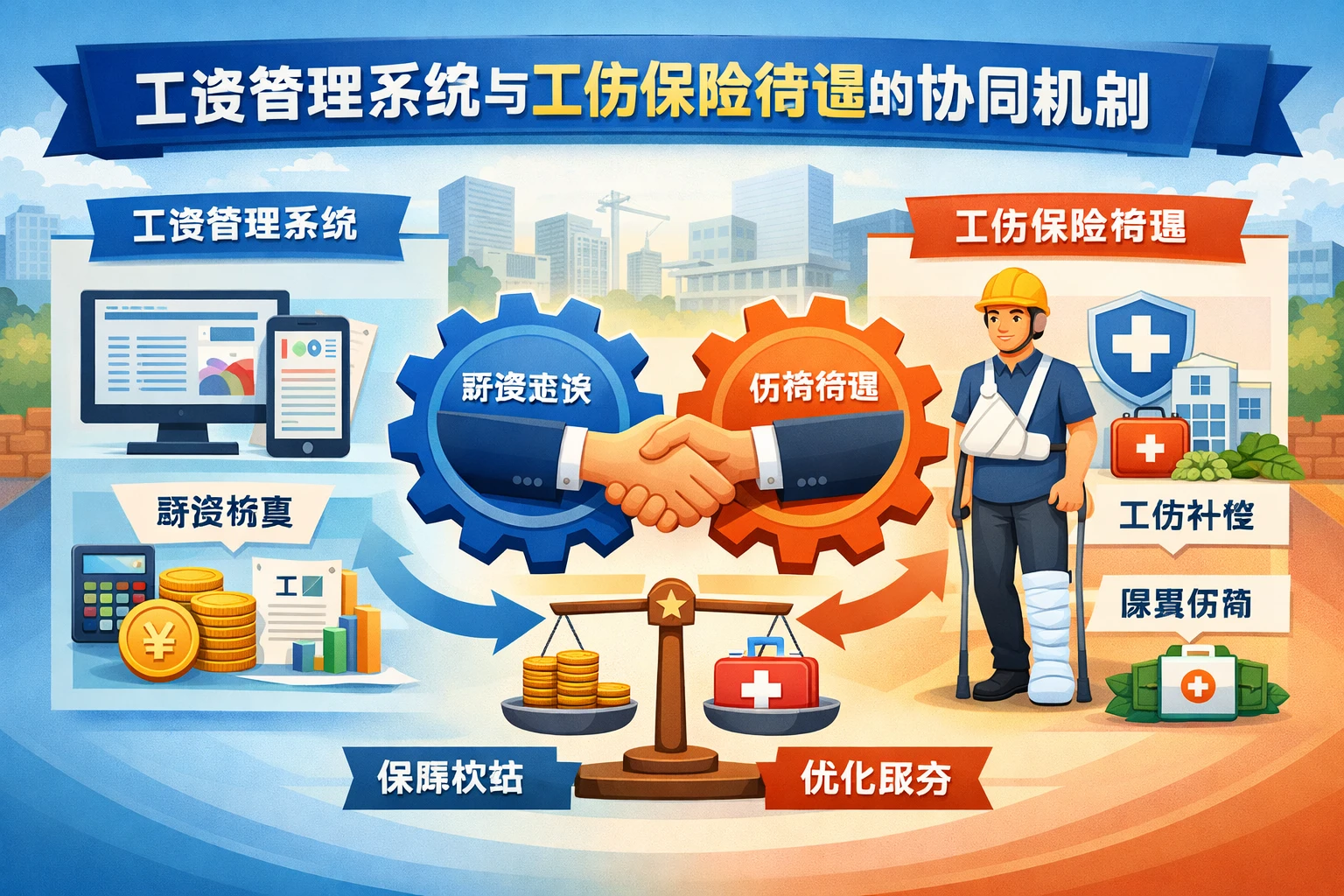 工资管理系统与工伤保险待遇的协同机制