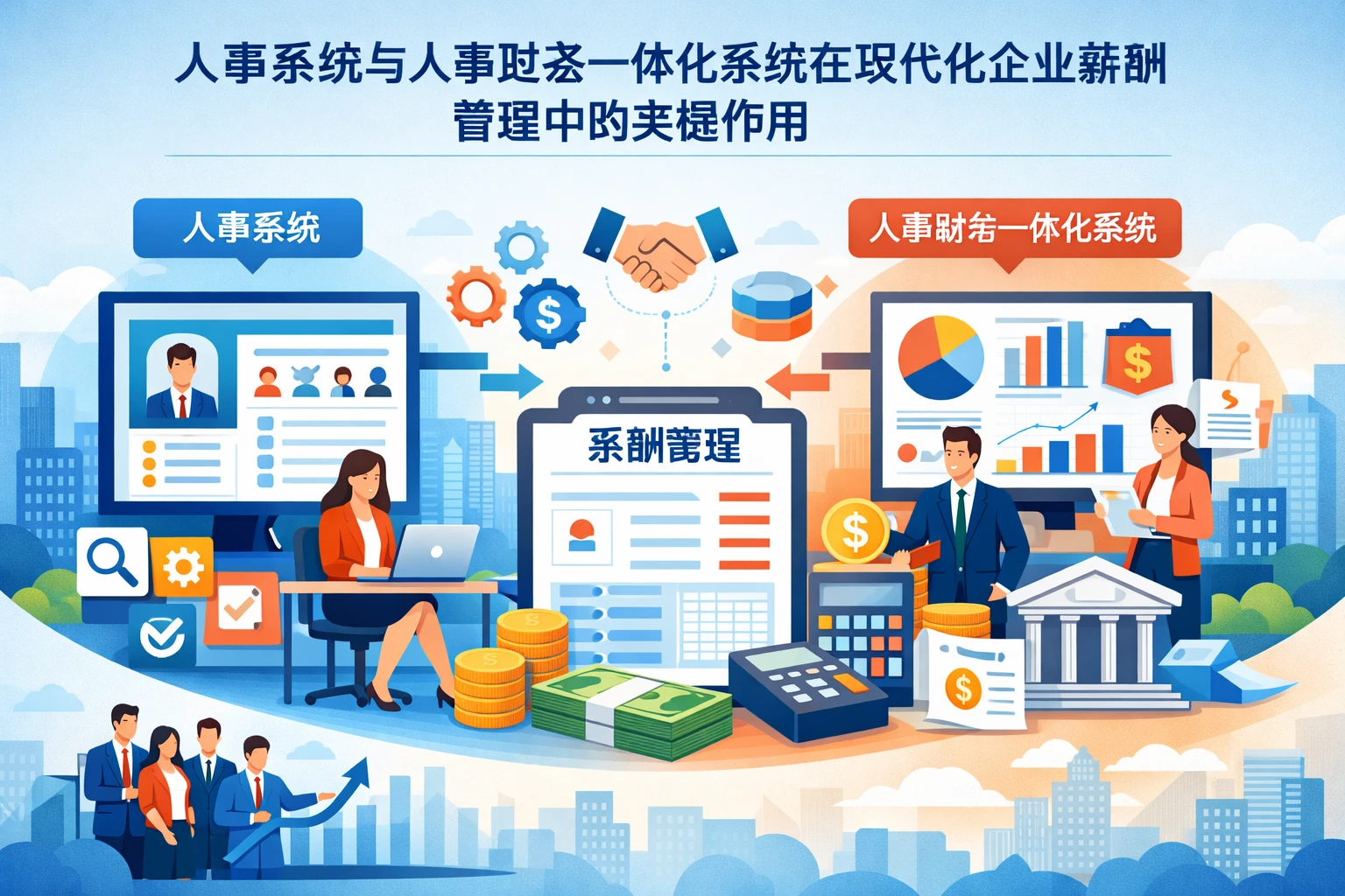 人事系统与人事财务一体化系统在现代化企业薪酬管理中的关键作用