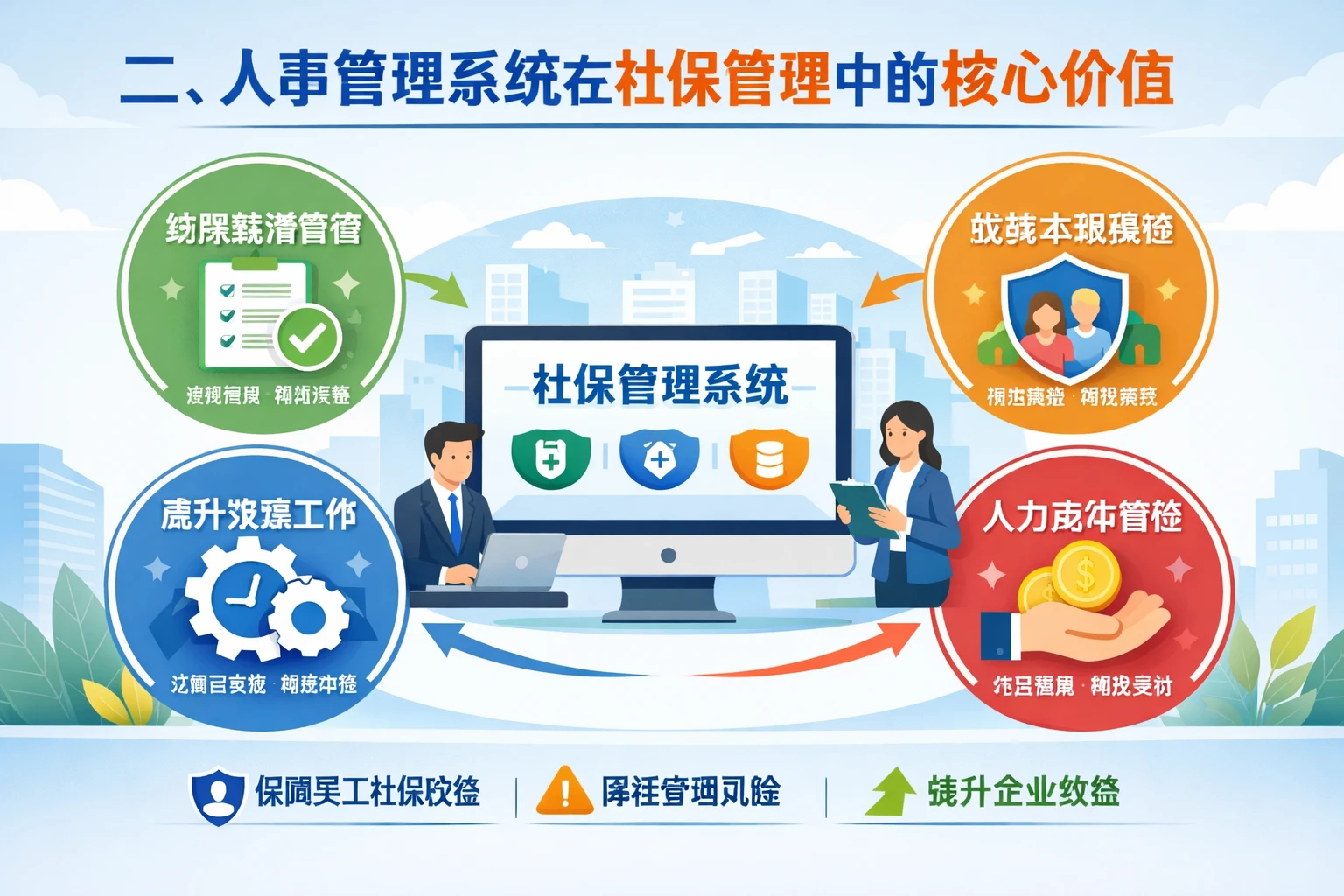 二、人事管理系统在社保管理中的核心价值