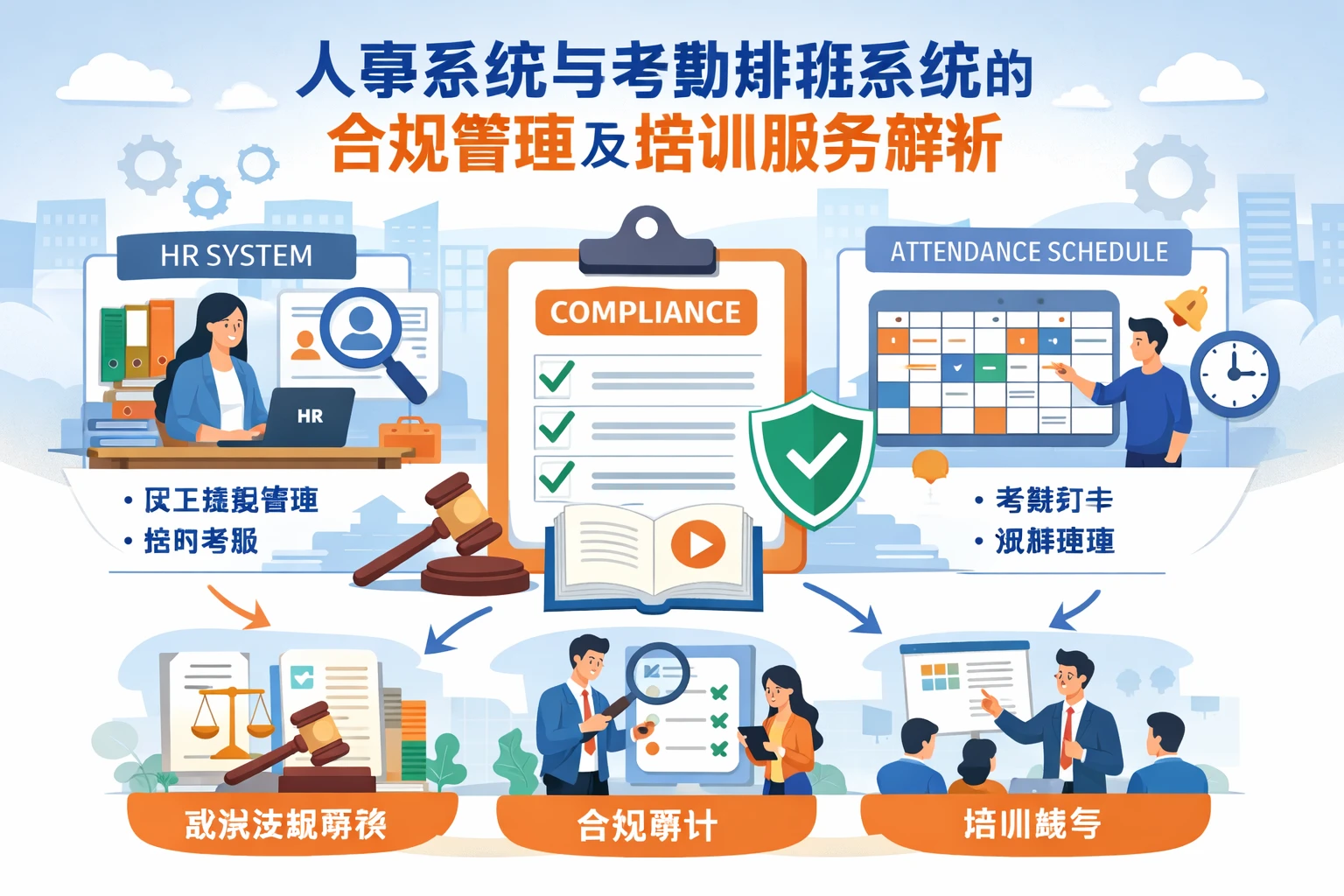 人事系统与考勤排班系统的合规管理及培训服务解析