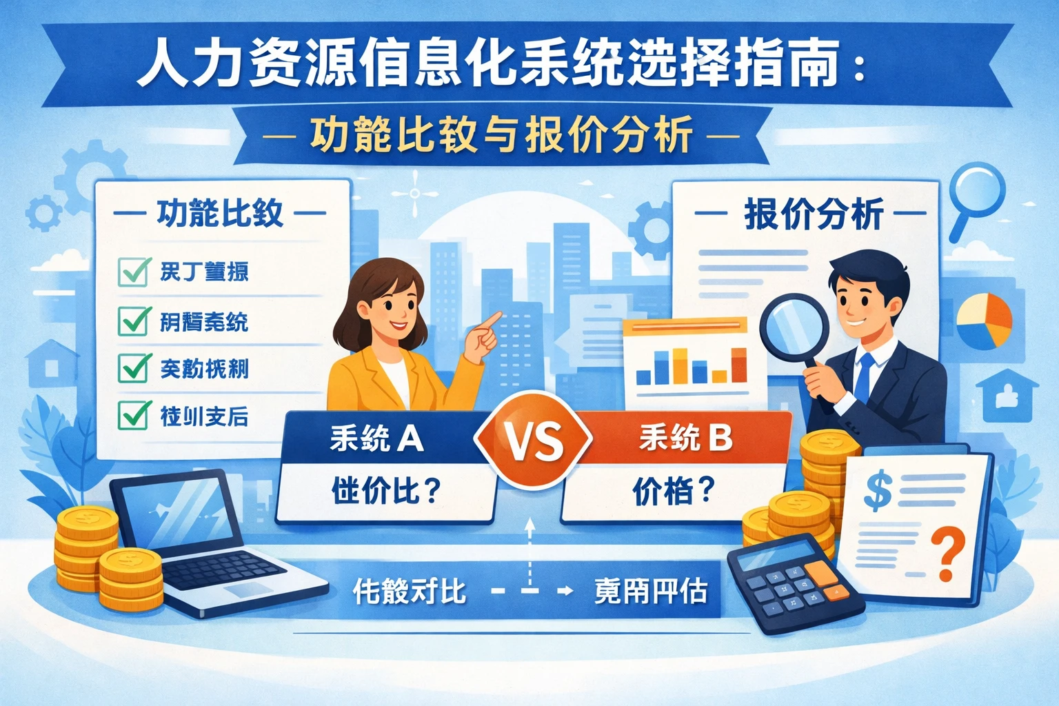 人力资源信息化系统选择指南：功能比较与报价分析